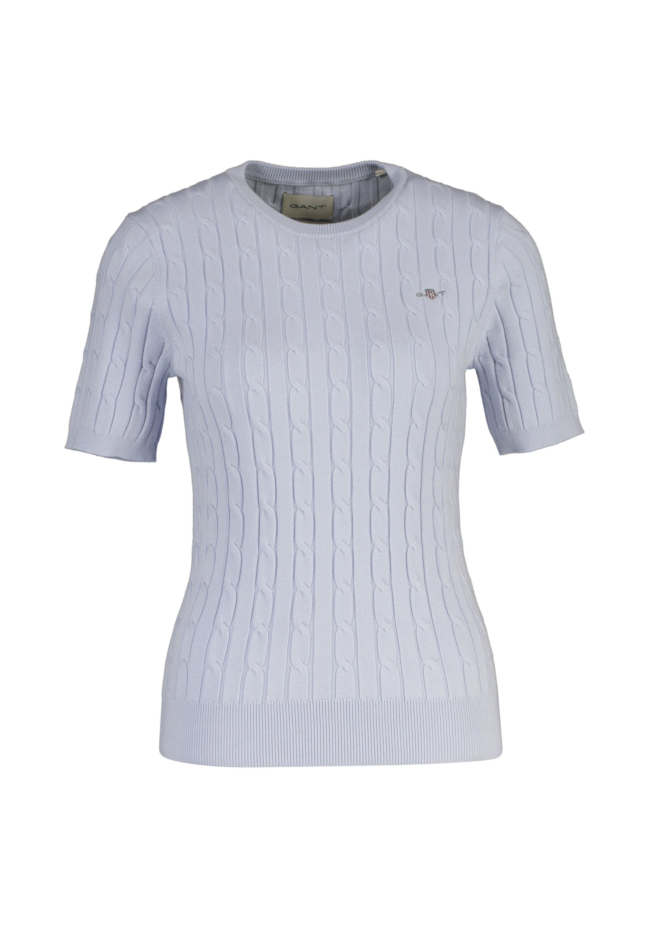 Gant T-Shirt »T-Shirt STRETCH COTTON CABLE C-NECK 1er Pack«