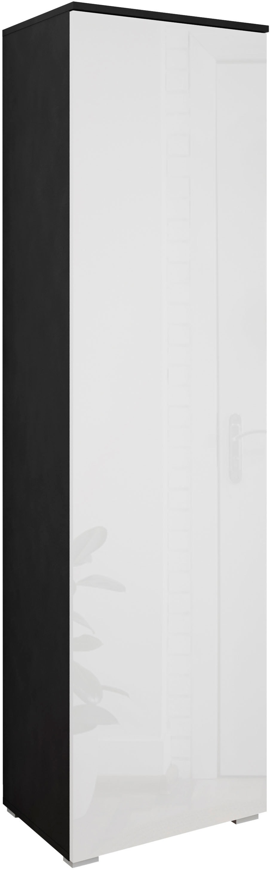 INOSIGN Schuhschrank »Paris, stehend oder hängend montierbar, Türanschlag wechselbar«, moderne Garderobenschrank Höhe 180cm, 6 geräumiger Fächer