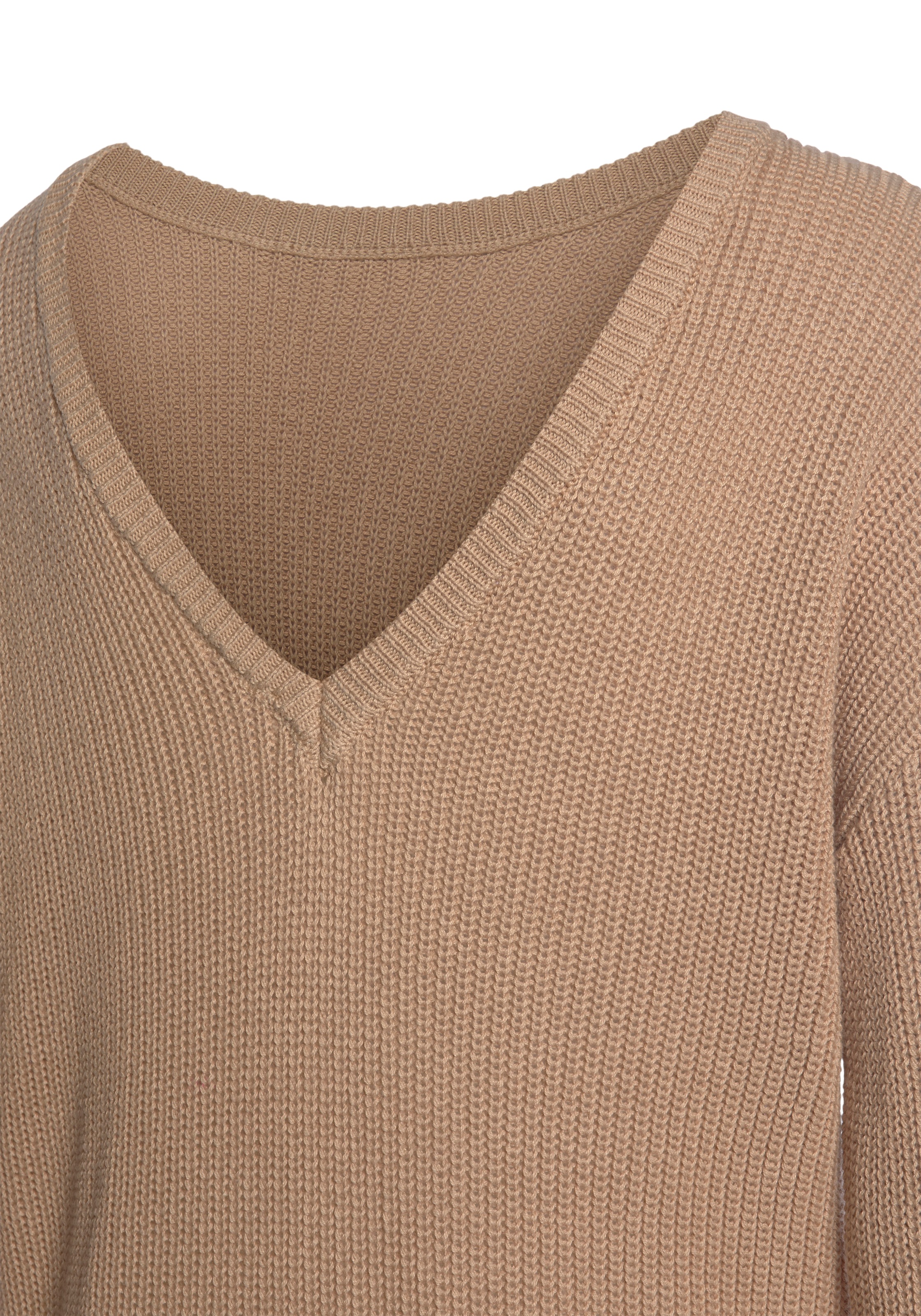 LASCANA Strickpullover, mit Rückenausschnitt