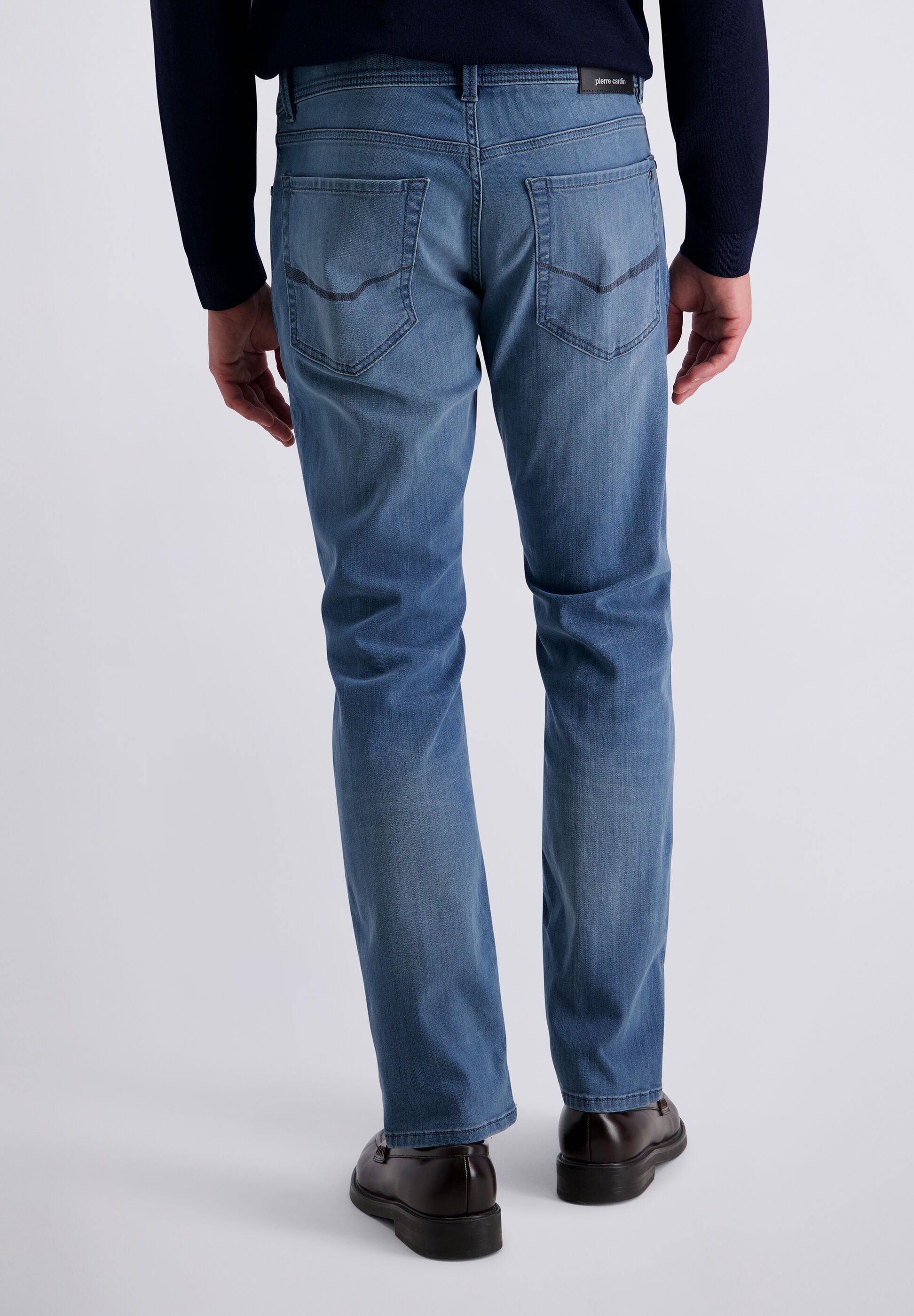 Pierre Cardin Tapered-fit-Jeans »Lyon« im Stone-Washed-Look
