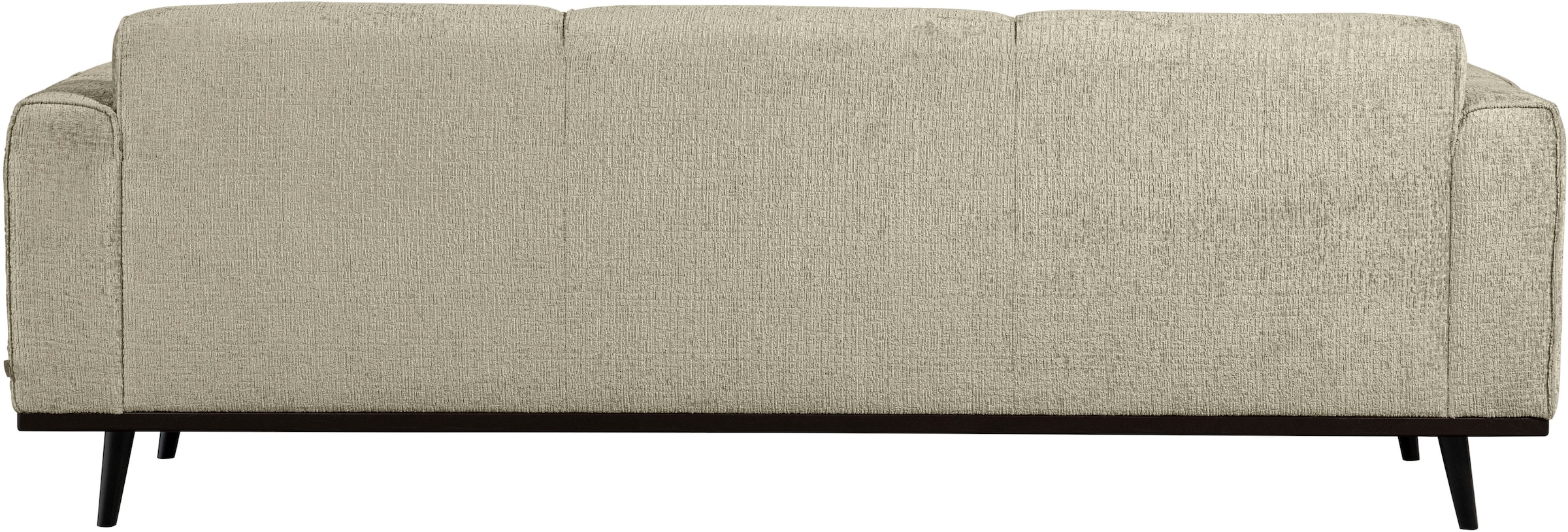 WOOOD 3-Sitzer »Statement, Sofa auf Birke-Gestell, H 77 x B 230 x T 93 cm« mit Bonellfederkern und Wellenunterfederung, Frei im Raum stellbar