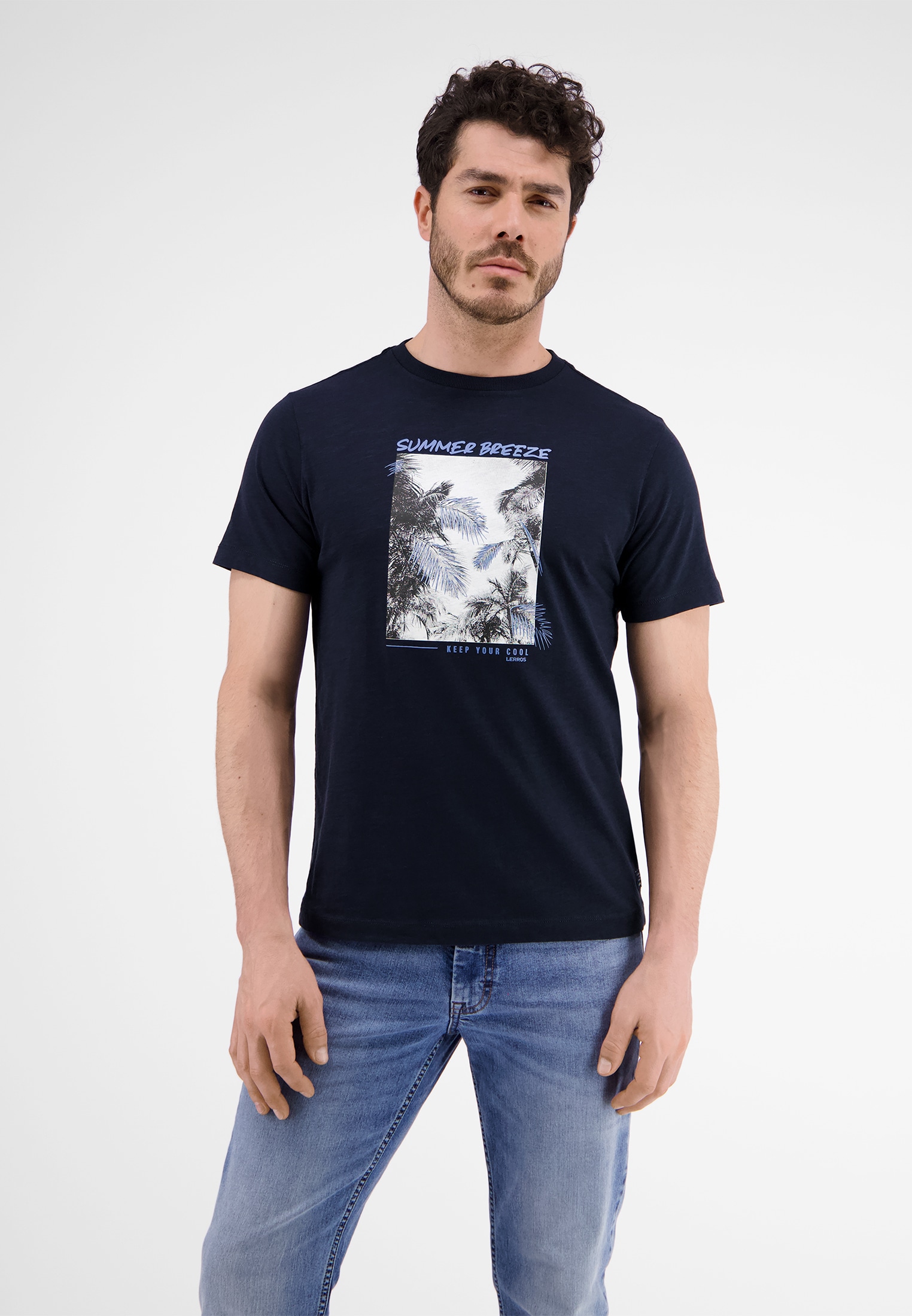 T-Shirt »LERROS T-Shirt mit Fotoprint«