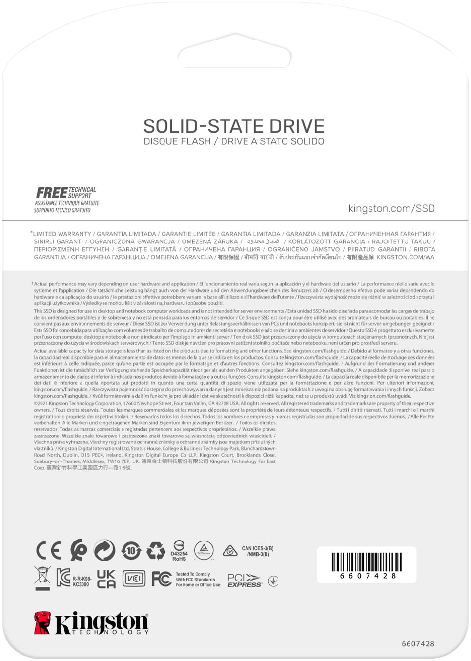 Kingston interne SSD »KC3000 2048GB« 2050 GB Anschluss M.2 (2880)