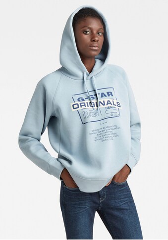 G-Star RAW Sweatshirt »Hoodie Originals loose«, mit Kapuze und G-Star Frontdruck kaufen