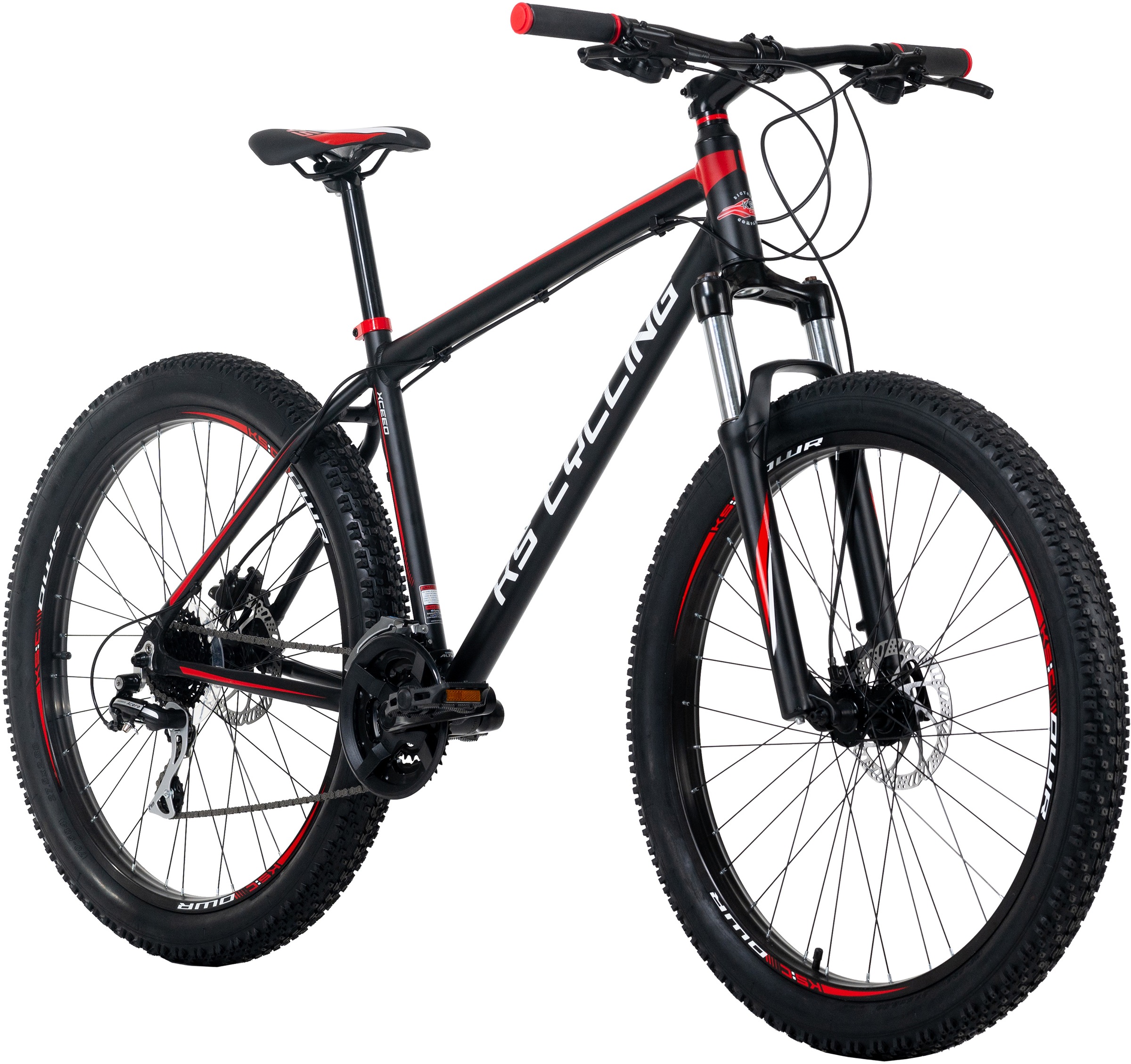 KS Cycling Mountainbike »Xceed«, 24 Gang, Shimano, Acera Schaltwerk, Kettenschaltung, für Damen und Herren, Kettenschaltung