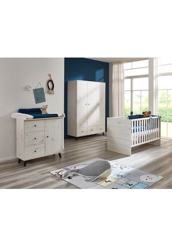 Babyzimmer-Komplettset »Babyzimmer Set »Lavea« 3-teilig«, (Set, Babymöbel-Set »Lavea«:...