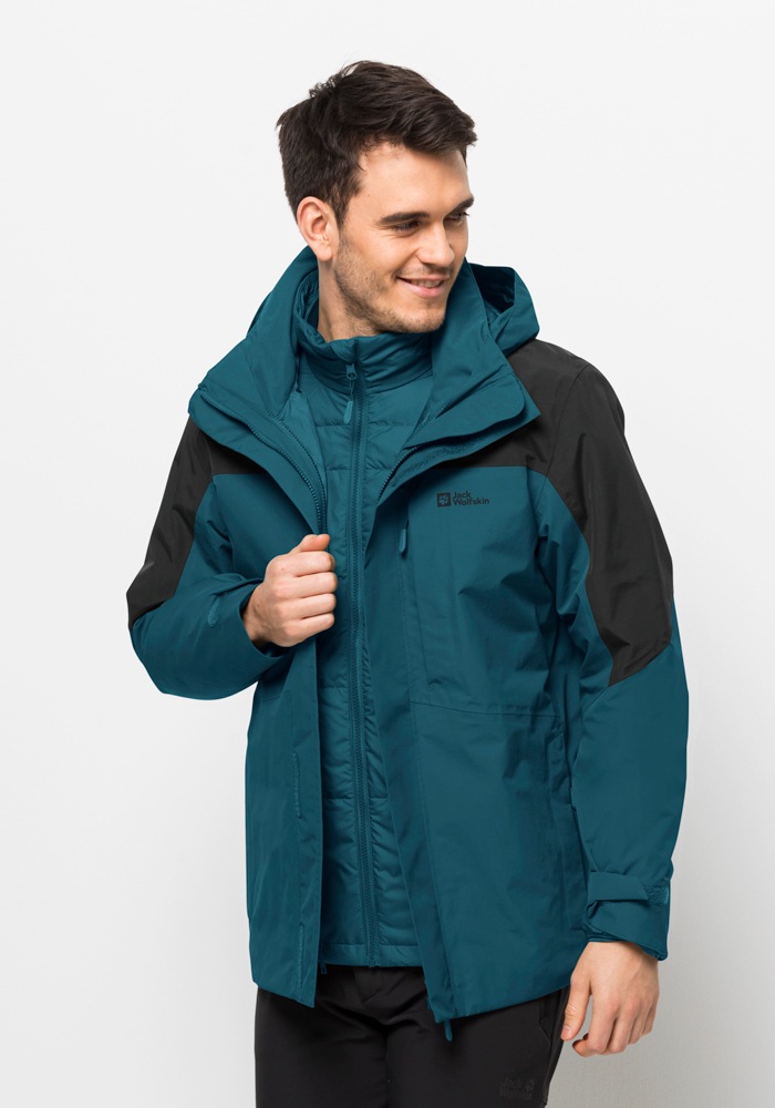 Jack Wolfskin 3-in-1-Funktionsjacke »ROMBERG 3IN1 JKT M«, mit Kapuze kaufen