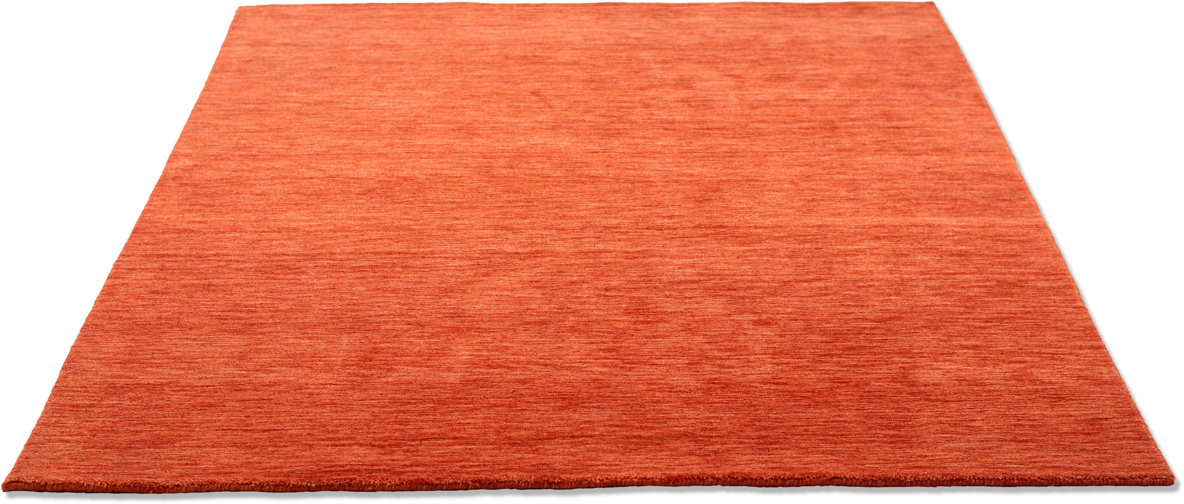 OTTO home Wollteppich »Karchau« rechteckig 13 mm Höhe Handweb Teppich, meliert, reine Wolle, handgewebt, brilliante Farben