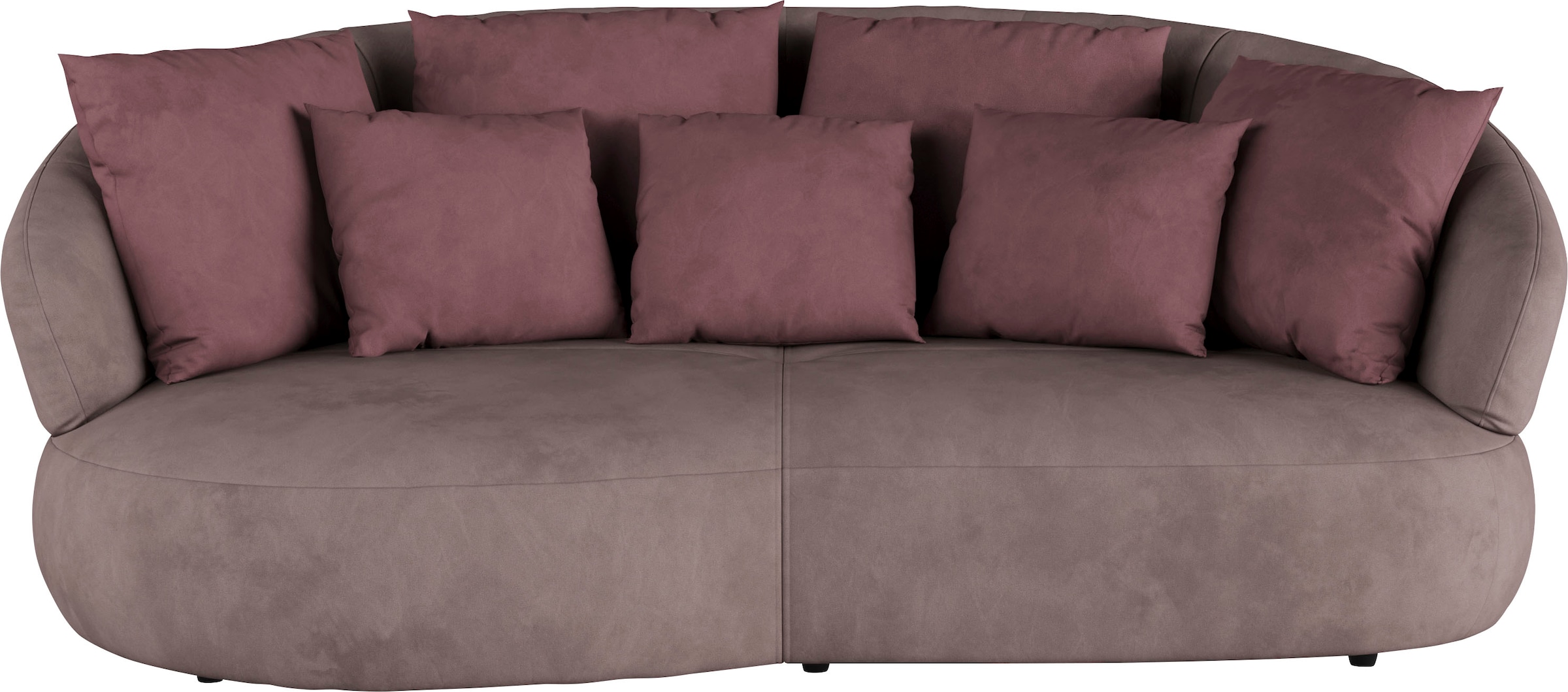 INOSIGN Big-Sofa »La weichen Zier- mit Rückenkissen Big-Sofa, Luna«, OTTO bei und bestellen halbrund