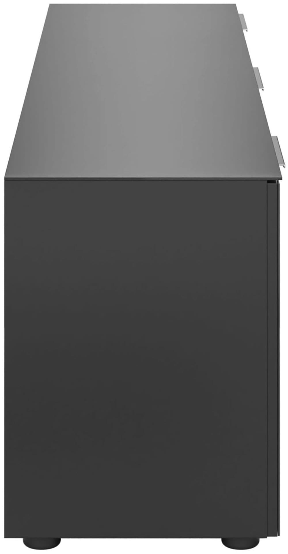 Manjana Möbel Lowboard »Lowboard mit Chrom oder Schwarz matten Metallgriffen«