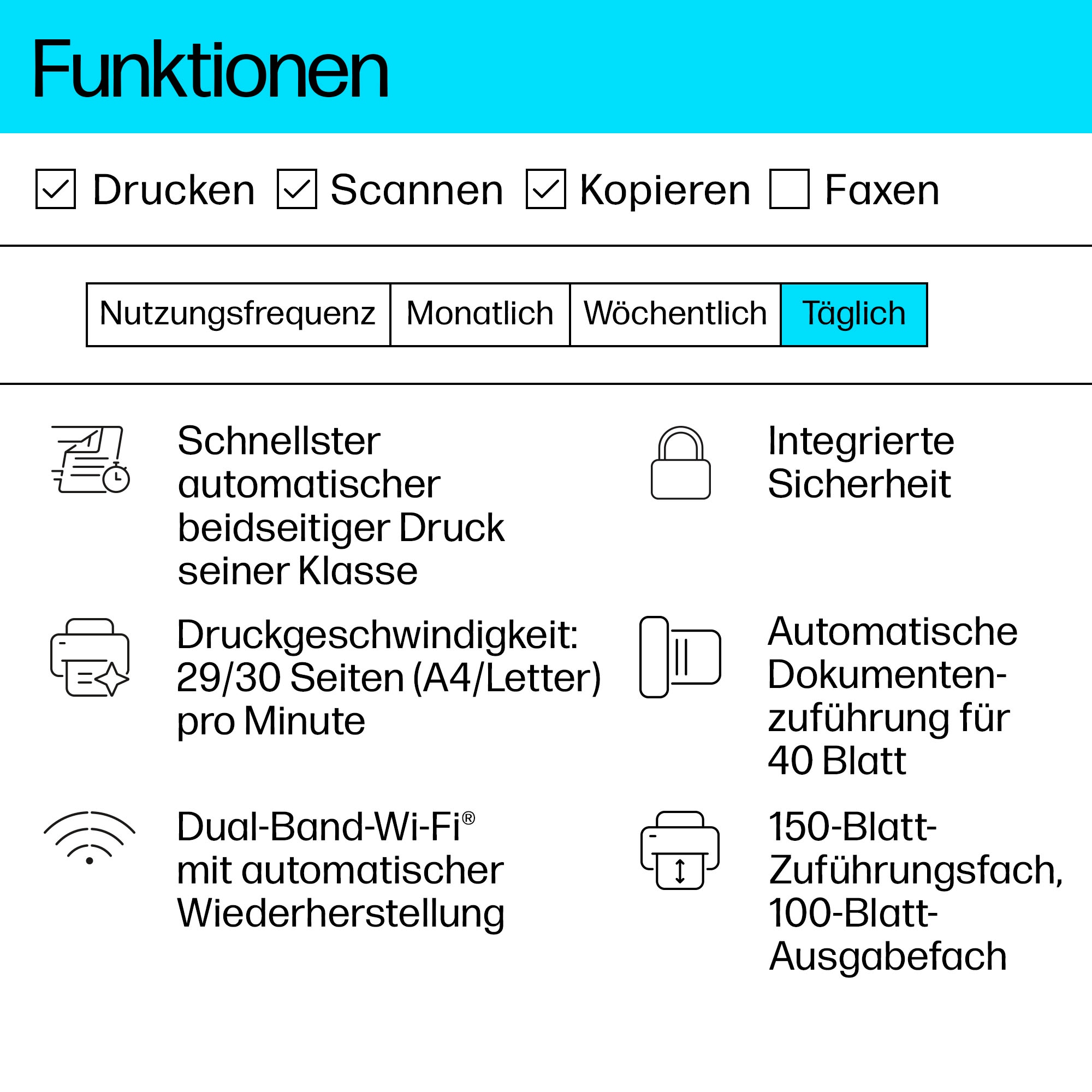 HP Laserdrucker »LaserJet MFP M234sdw«