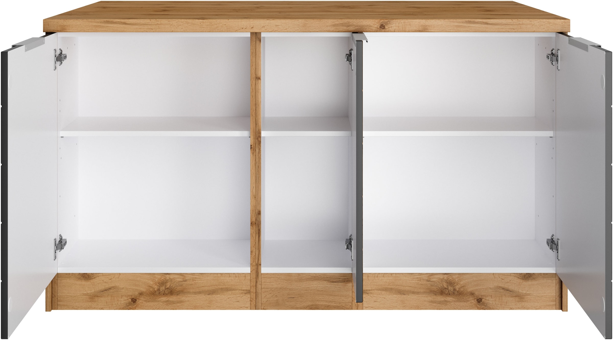 KOCHSTATION Kücheninsel »KS-Luhe, Breite 153 cm, mit Flaschenregal« MDF-Fronten, Arbeitsplatte 38mm stark