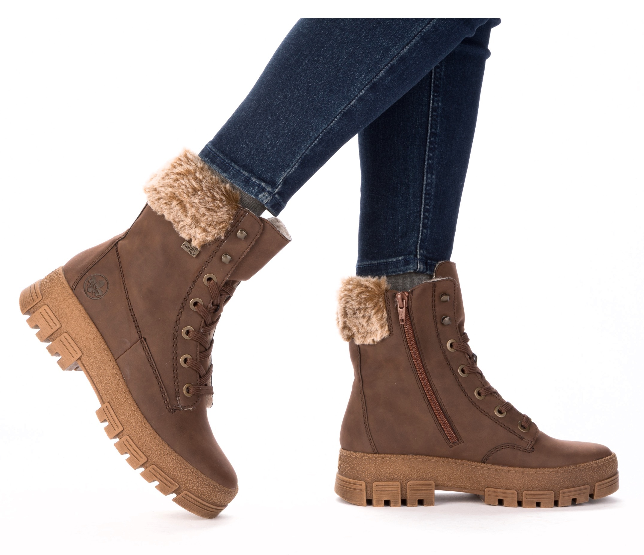 Rieker Winterstiefelette  Winterboots, Plateauboots mit wasserabweisender riekerTEX-Membran