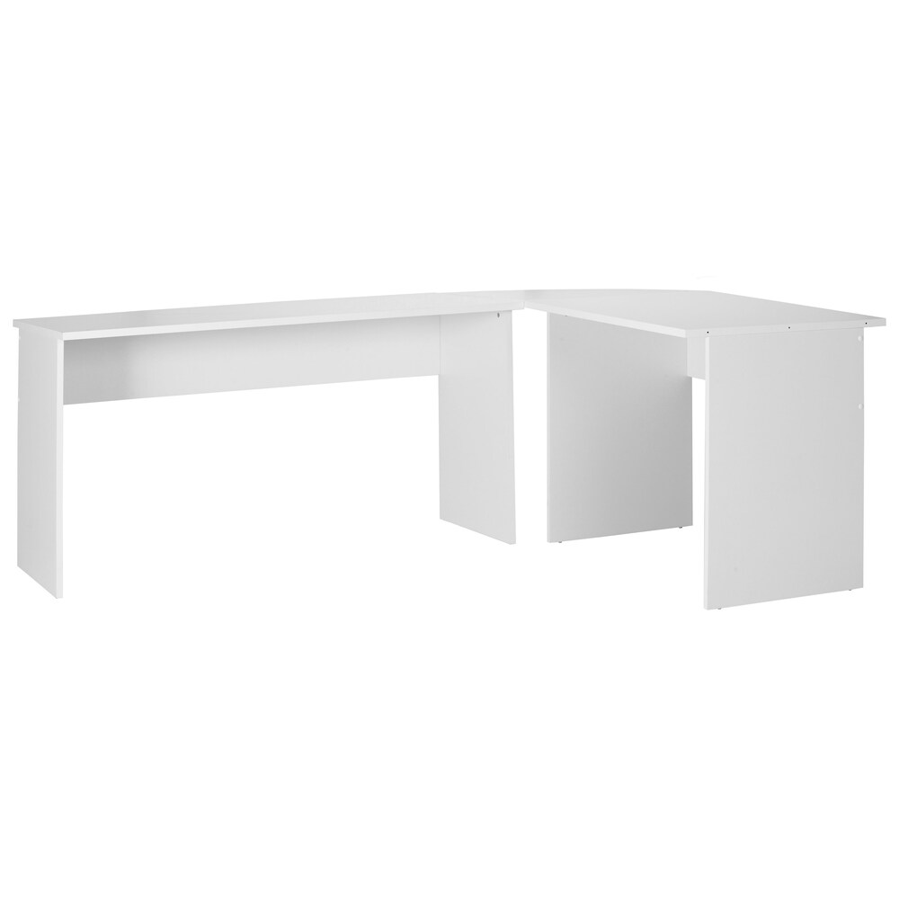 Eckschreibtisch, moderner Winkel-Schreibtisch, Made in Germany, 205/155x75,4x65,0 cm