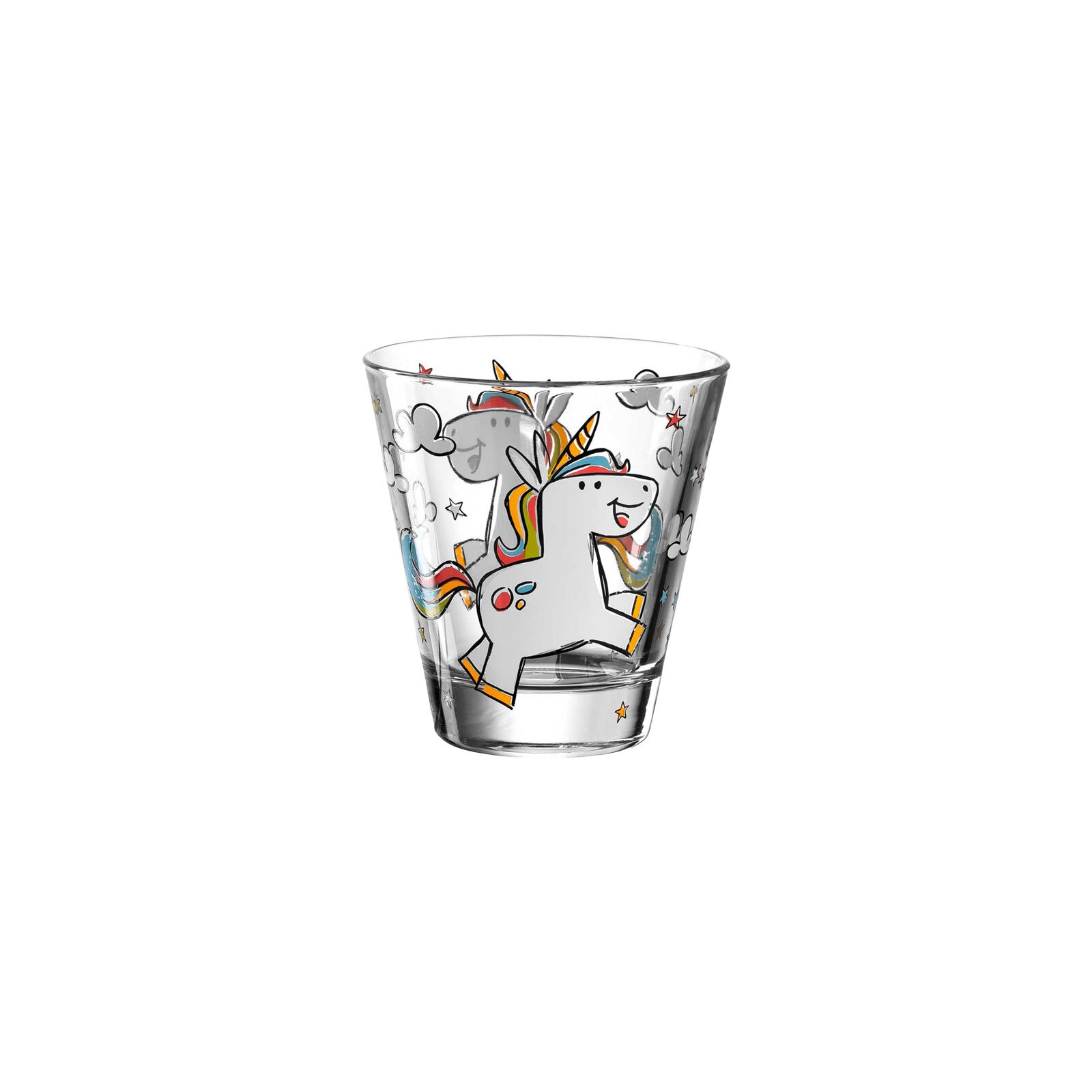LEONARDO Kinderbecher »Kinderbecher mit Deckel Bambini 215 ml 2er Set«
