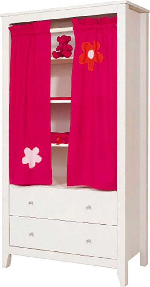 Hoppekids Kleiderschrank »«Flower Power»«, mit 2 Schubladen & 3 Einlegeböden