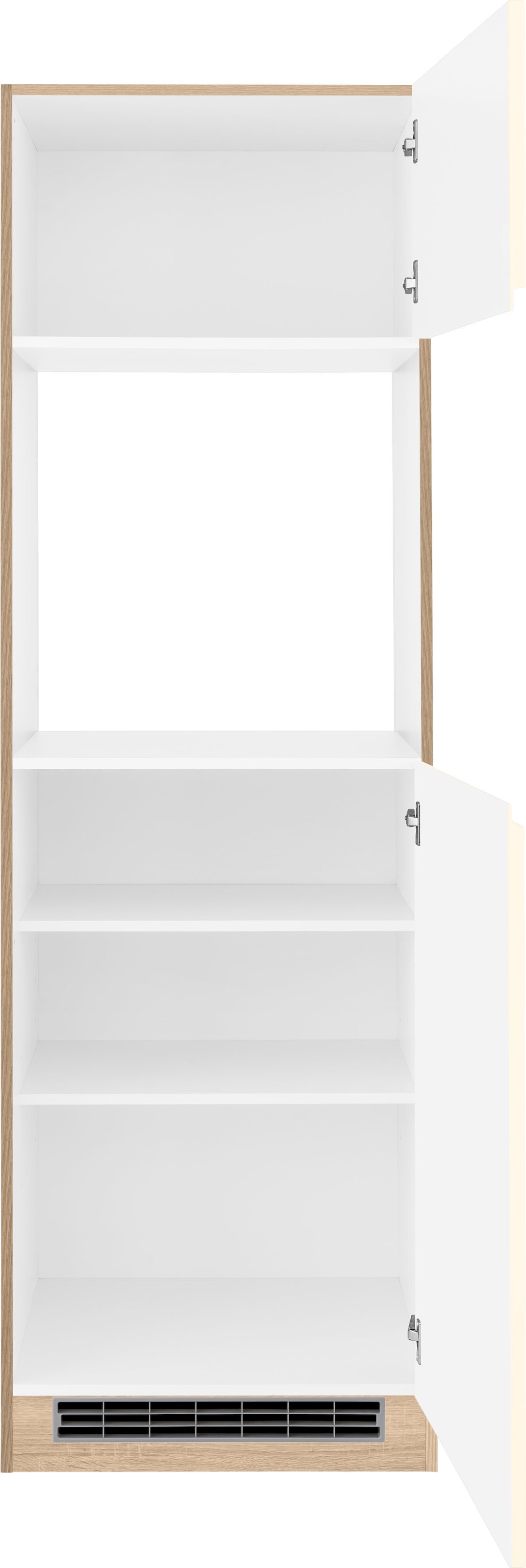 KOCHSTATION Backofenumbauschrank »KS-Virginia« 200 cm hoch, 60 cm breit, Nische für Ofen B/H/T: 56/59/55 cm, 2 Türen