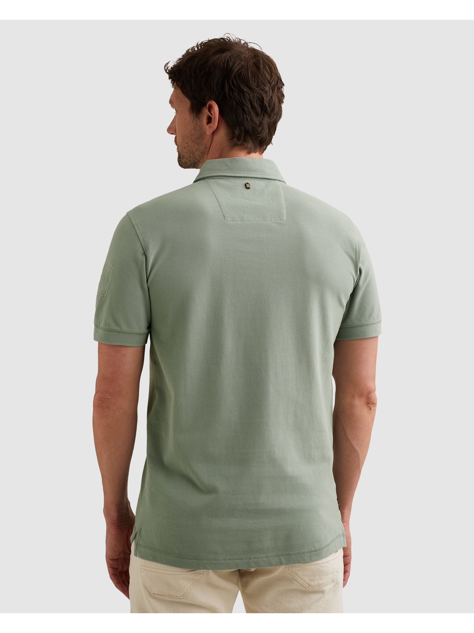 PME LEGEND Poloshirt »Short sleeve polo fine pique badge« aus feinster Piqué-Qualität, Baumwolle