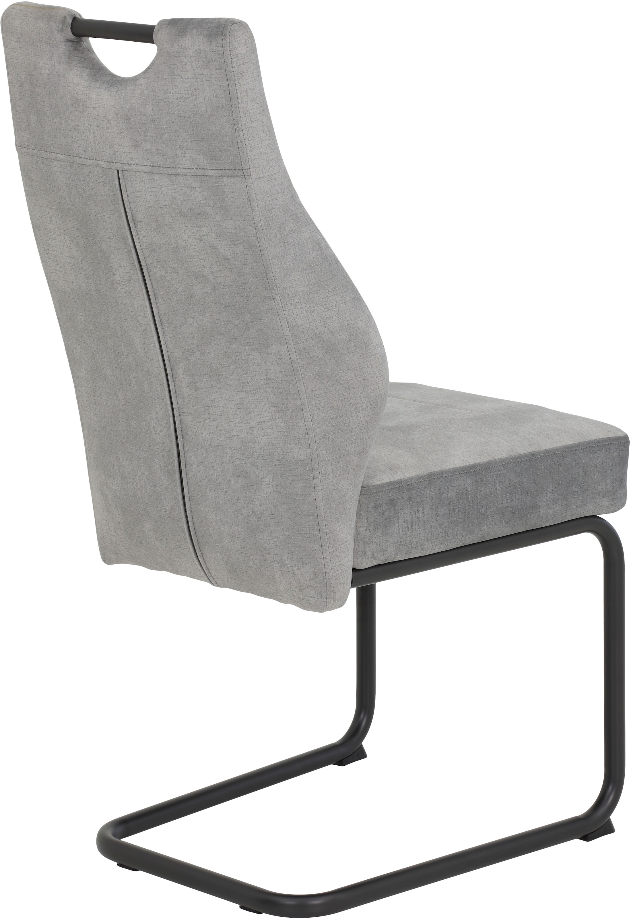 HELA Esszimmerstuhl »Linda S Schwingstuhl BESTSELLER«, (Set), 4 St., Samtvelours, mit Taschenfederkern Sitz, mit 140KG belastbar, Freischwinger