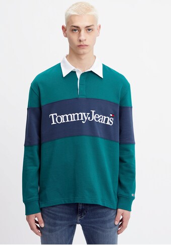 Tommy Jeans Langarm-Poloshirt »TJM RLXD SERIF LINEAR RUGBY« kaufen