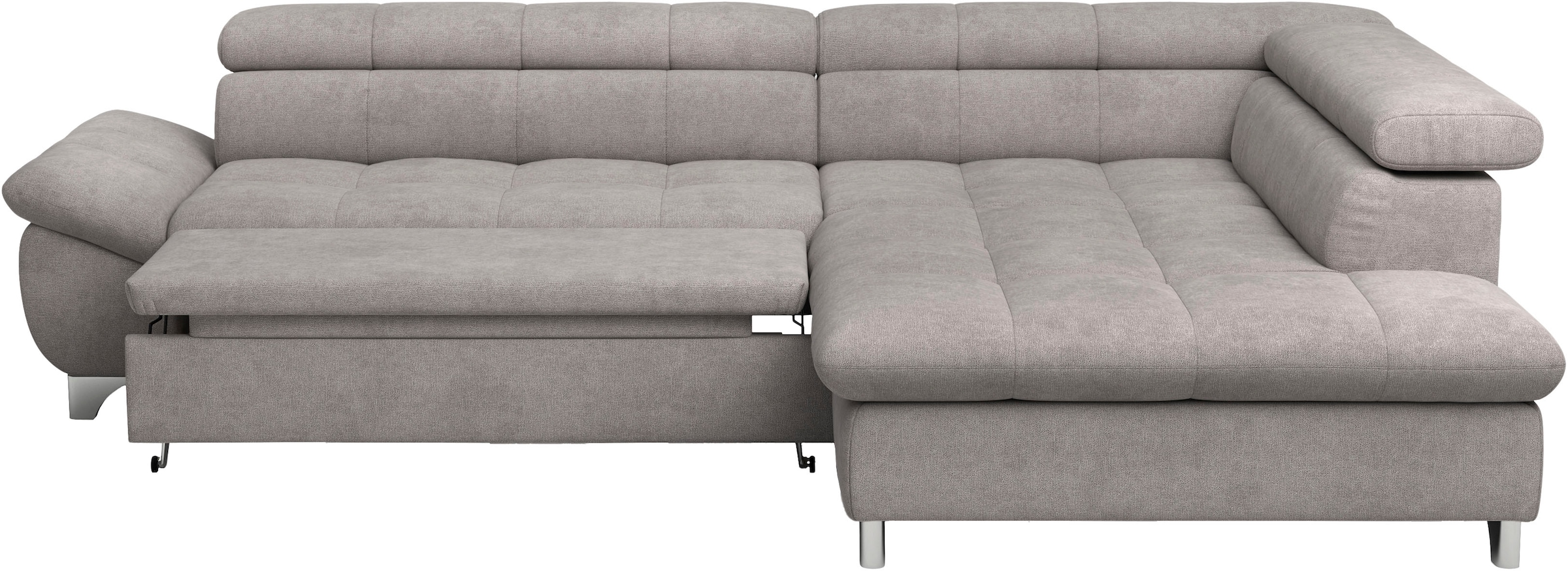 COTTA Ecksofa »Gemini L-Form«, mit Kopfteilverstellung, wahlweise mit Bettfunktion