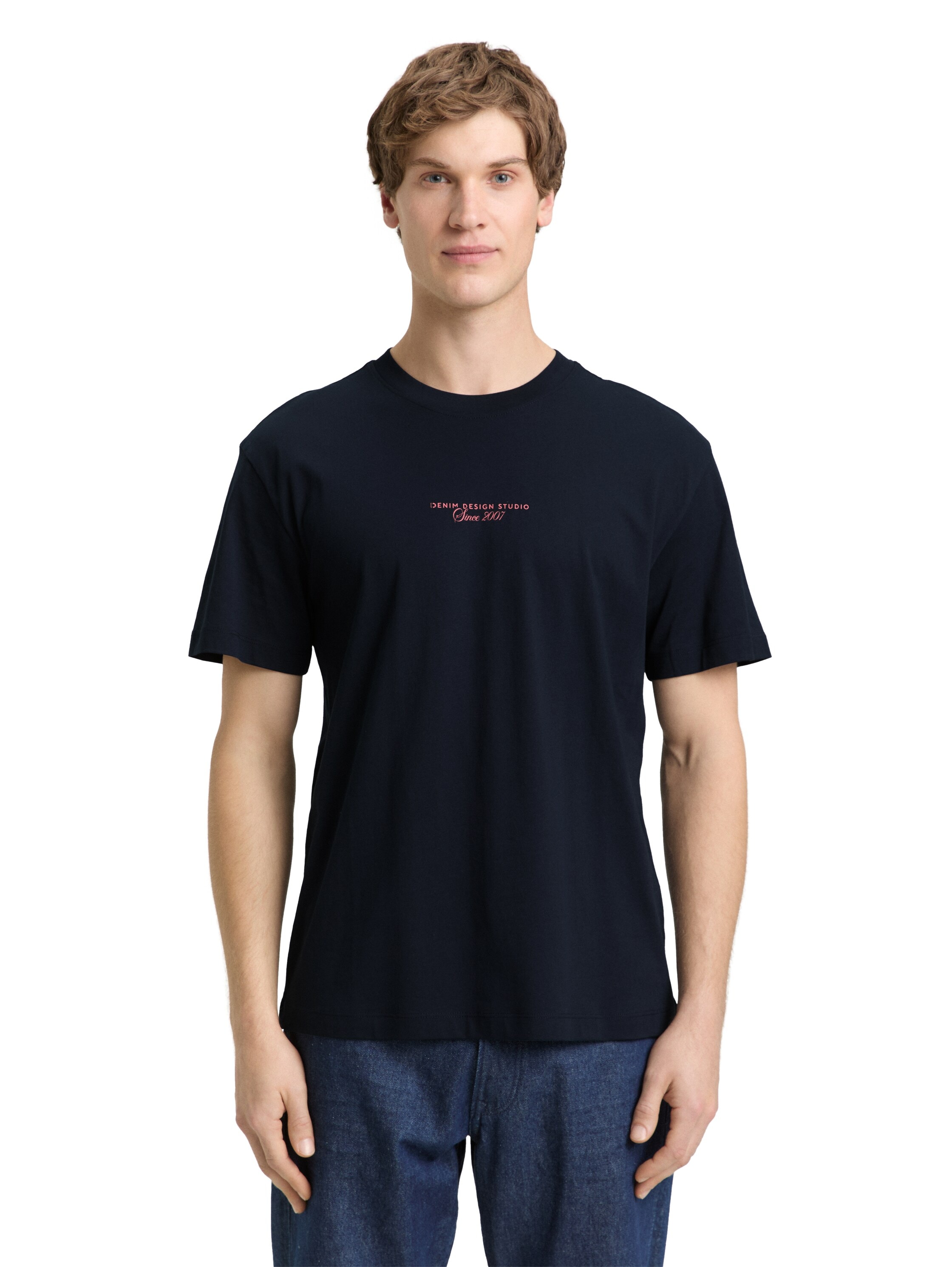 TOM TAILOR Denim T-Shirt mit Schriftzügen