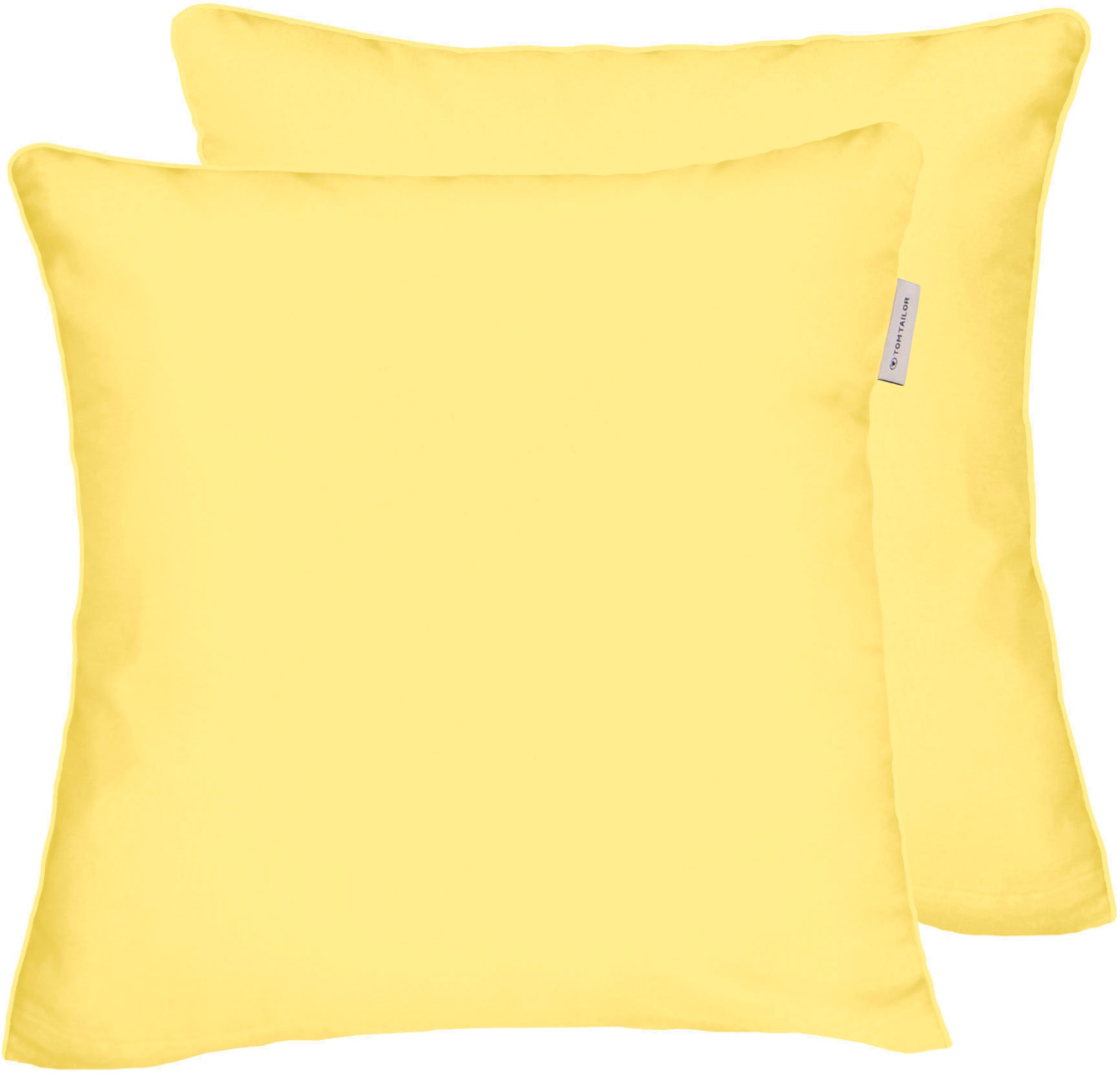 Tom Tailor Home Kissenhülle »new bedroom in gelb, Größe B/L: 40 cm x 40 cm