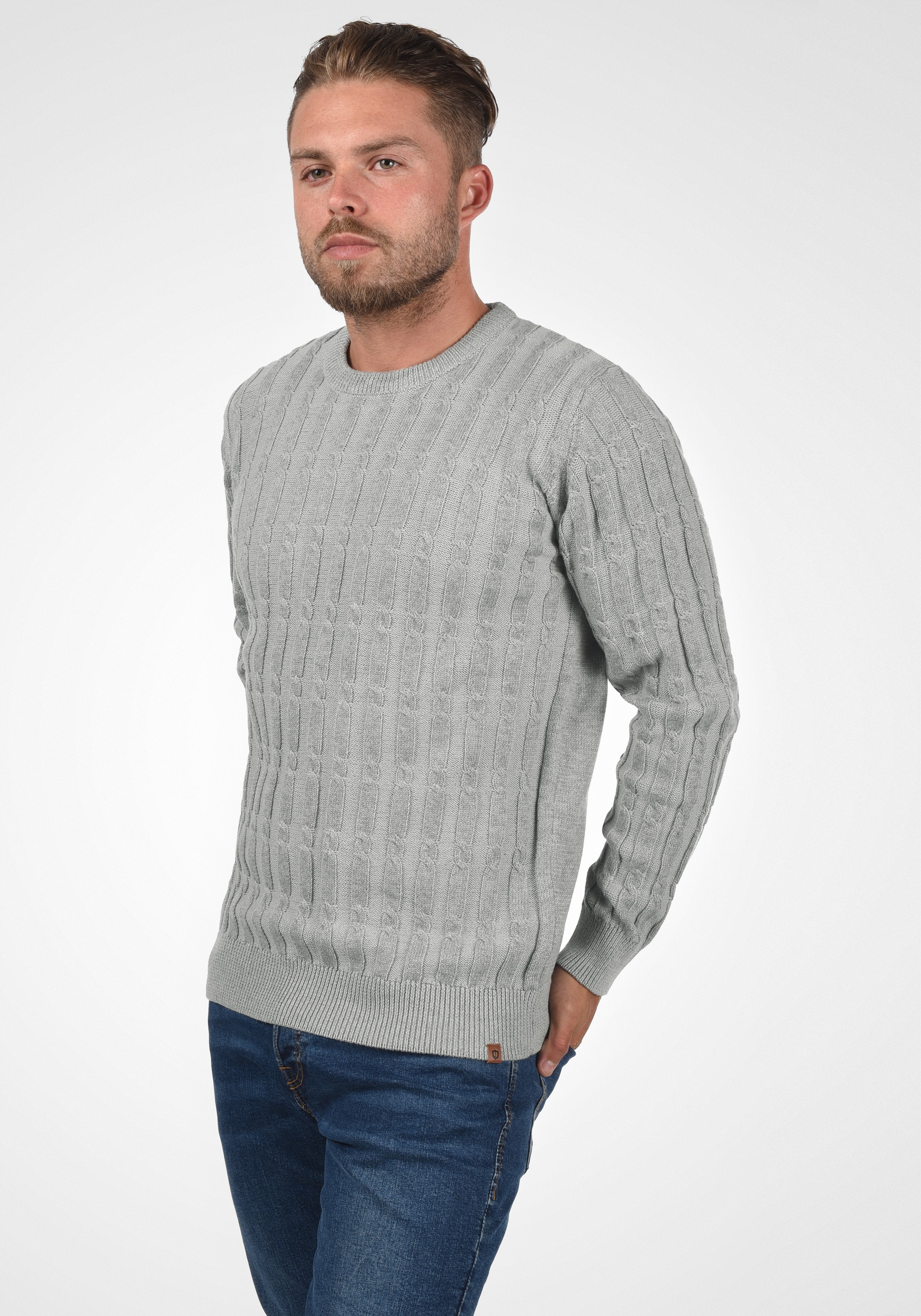 Indicode Strickfleece-Pullover »Strickpullover IDPauletta«