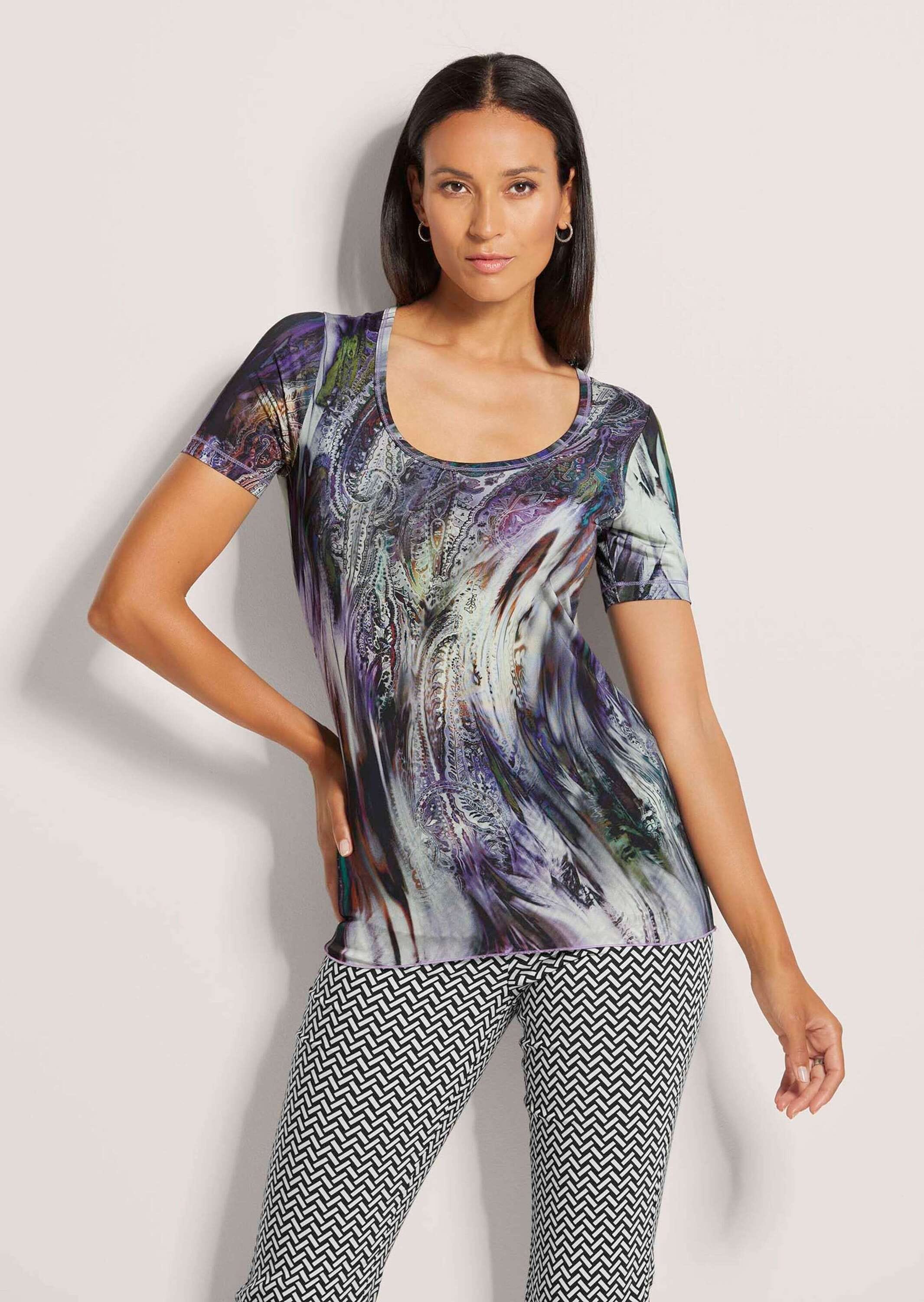 MADELEINE Kurzarmshirt »Shirt Kurzarm-Shirt mit Unikat-Druck«