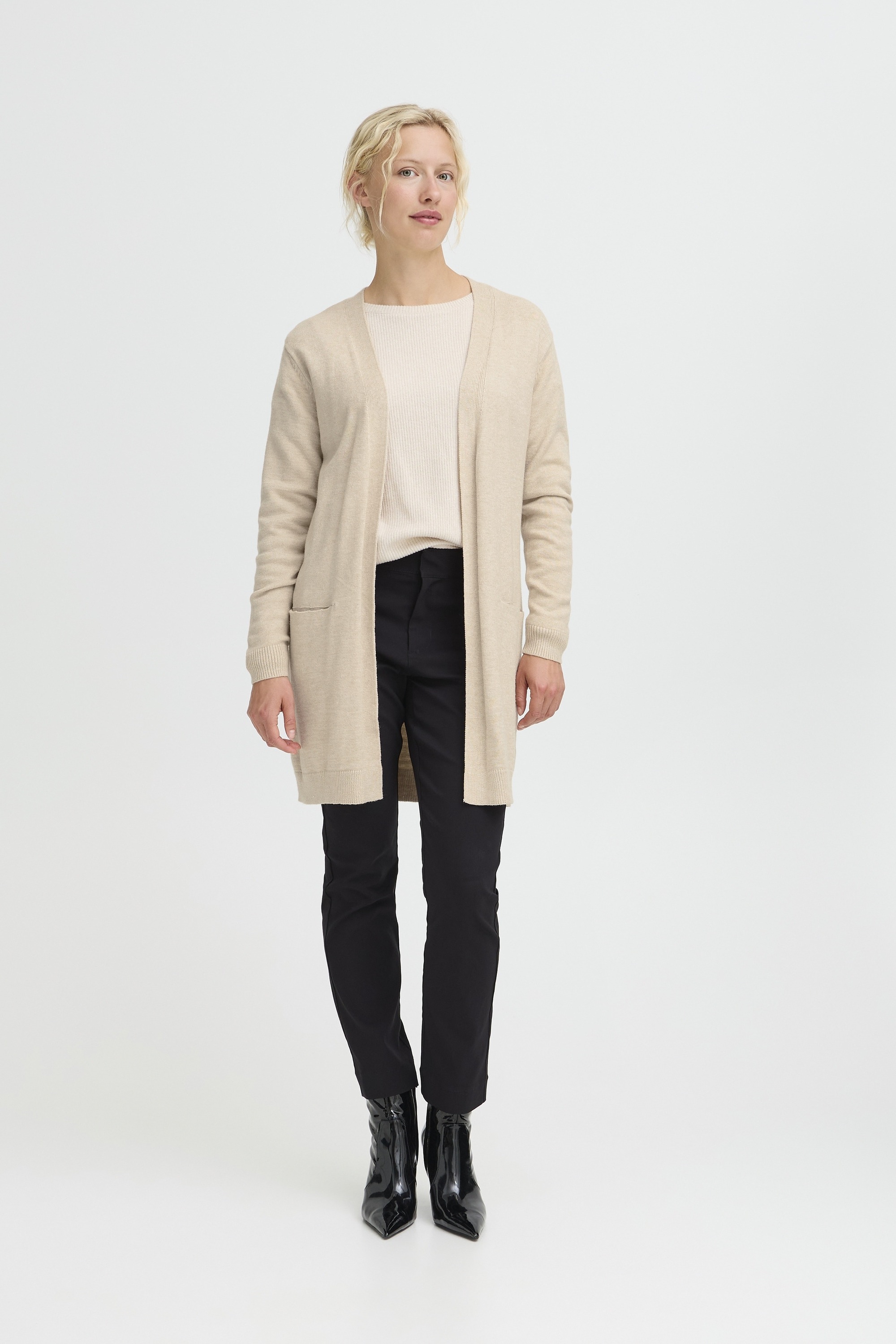 b.young Strickjacke »Damen Langarm BYNONINA«