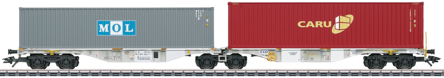 Güterwagen »Doppel-Containertragwagen Bauart Sggrss 80 - 47811«, Made in Europe