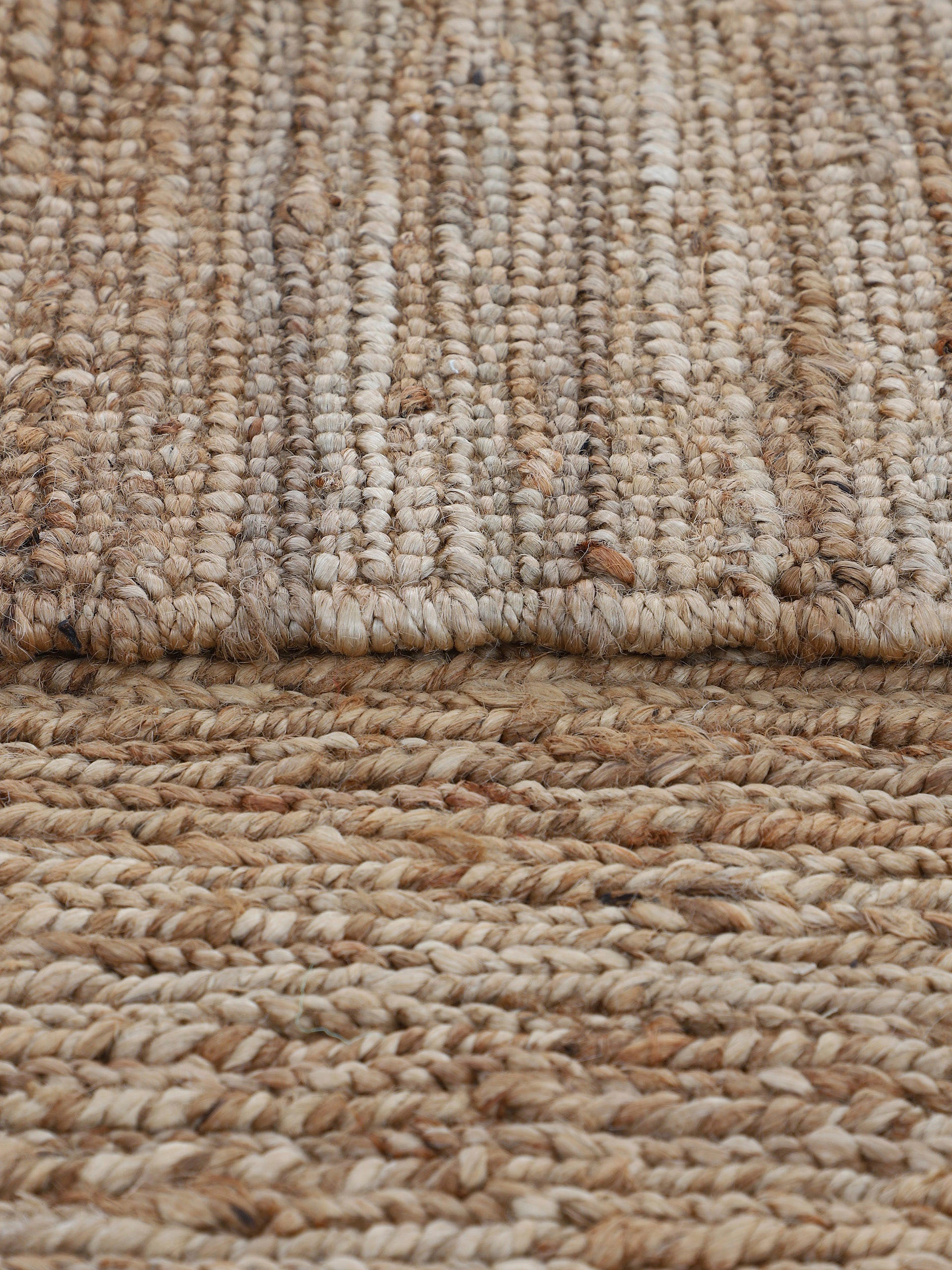 carpetfine Teppich »Nala Juteteppich Naturfaser«, rund, 9 mm Höhe, wendbar, aus 100% Jute, in vielen Größen und Formen, quadratisch, rund