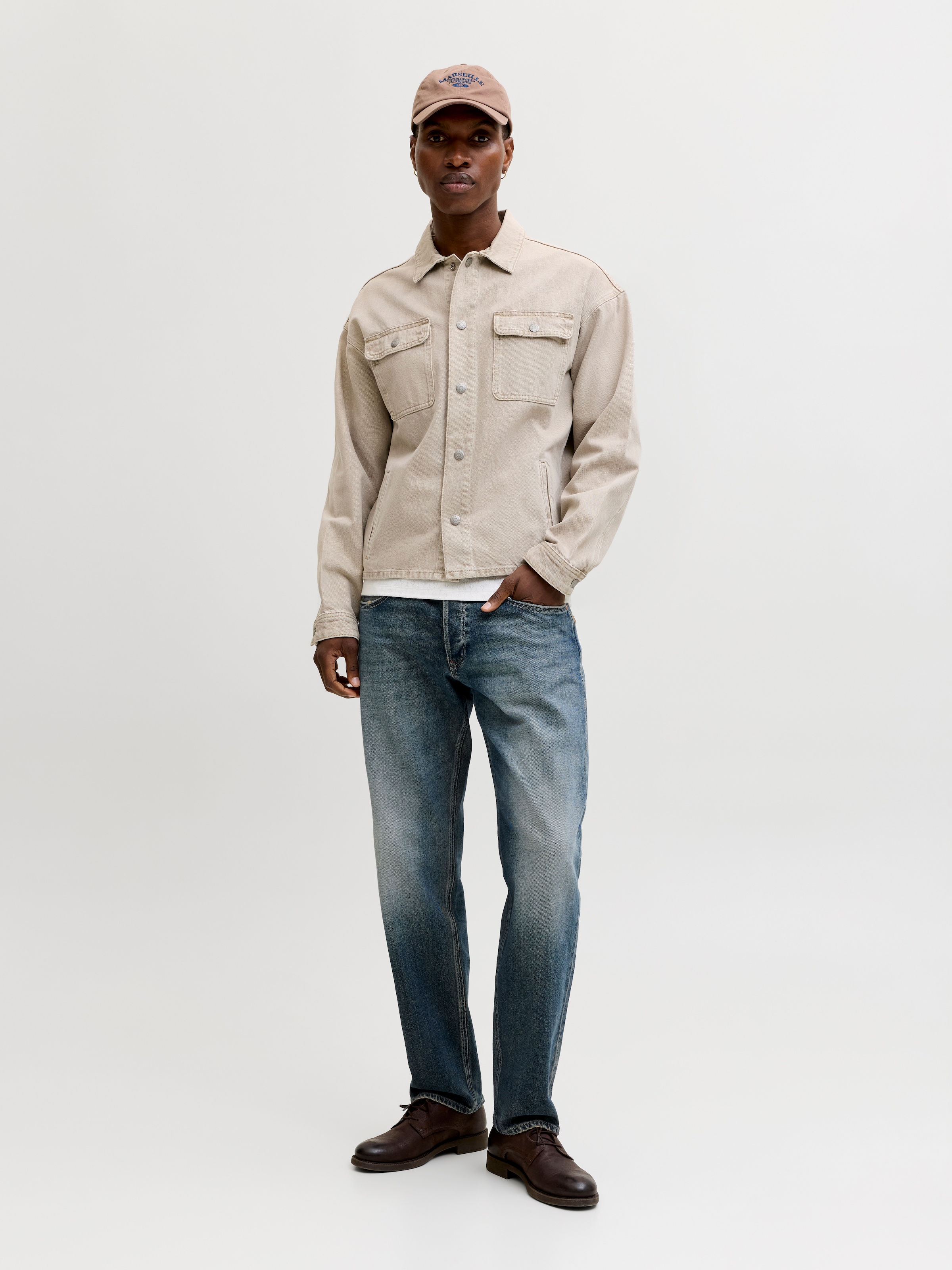 Jack & Jones Tapered-fit-Jeans »JJIMIKE JJWELLS JJ« Baumwollmischung, comfort fit