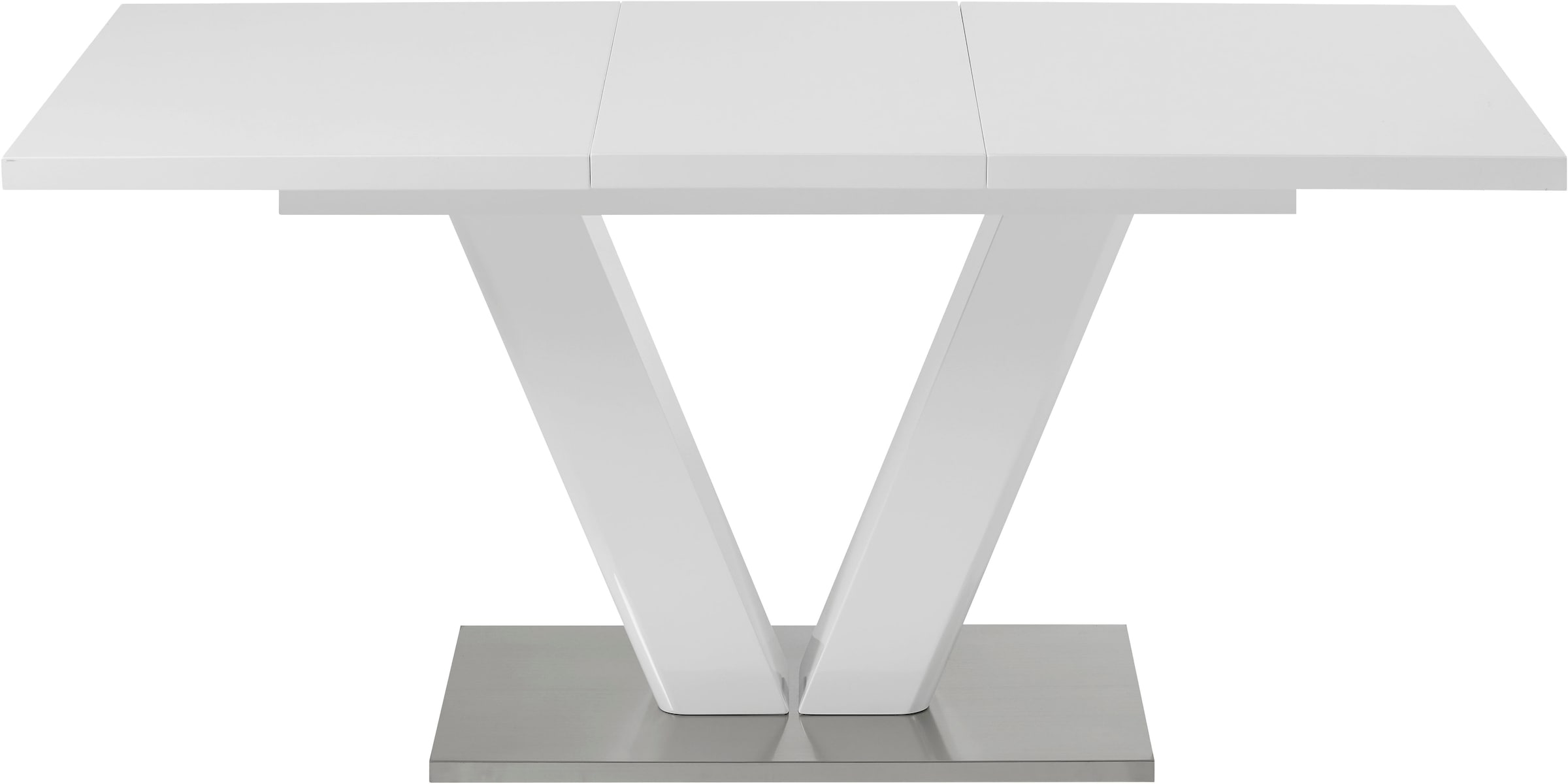 OTTO home Essgruppe »Gellina« Set, 4 tlg. ausziehbarer Esstisch, Freischwinger, Sitzbank mit Rückenlehne