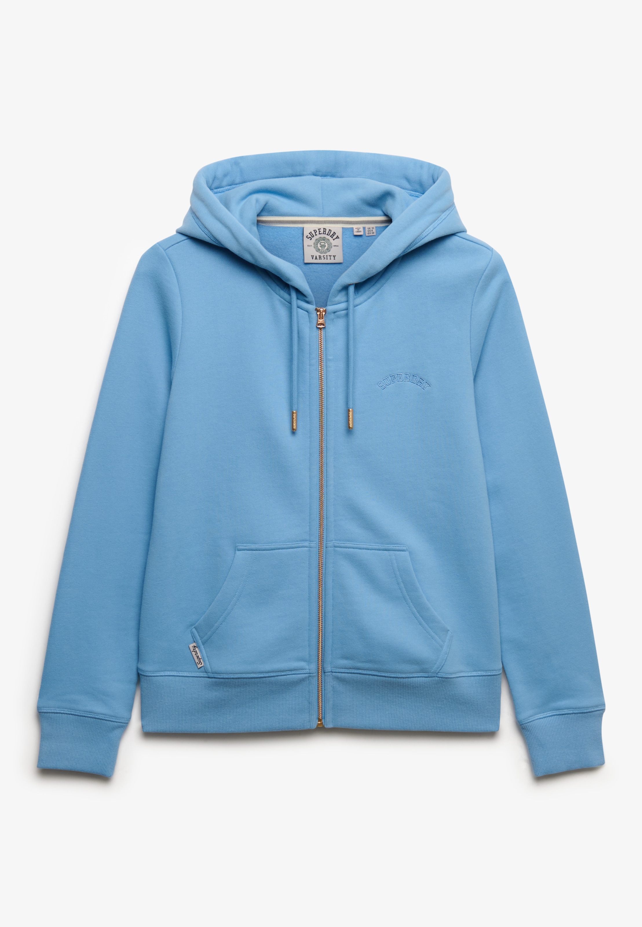 Superdry Kapuzensweatjacke »Essential Logo Ziphood Hb« Mit Logostickerei