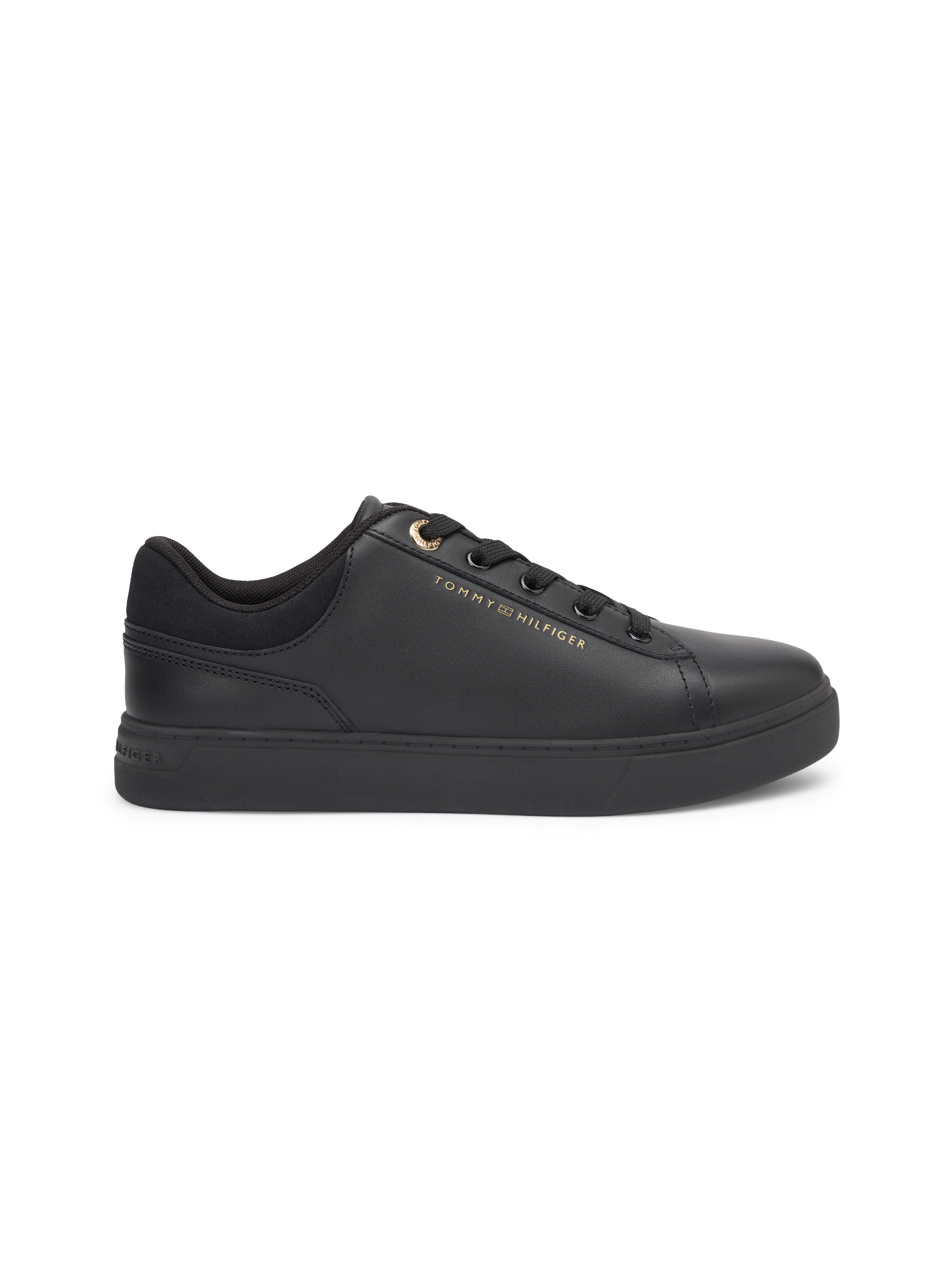 Tommy Hilfiger Plateausneaker »CASUAL CUPSOLE SNEAKER«  , Freizeitschuh, Halbschuh, Schnürschuh, Kontrastbesatz an der Ferse