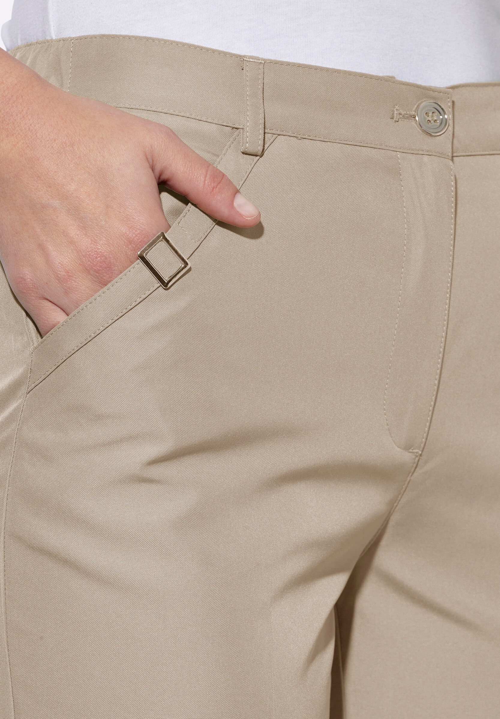 Sieh an! Chinohose »Hose Hose mit Zierspangen«
