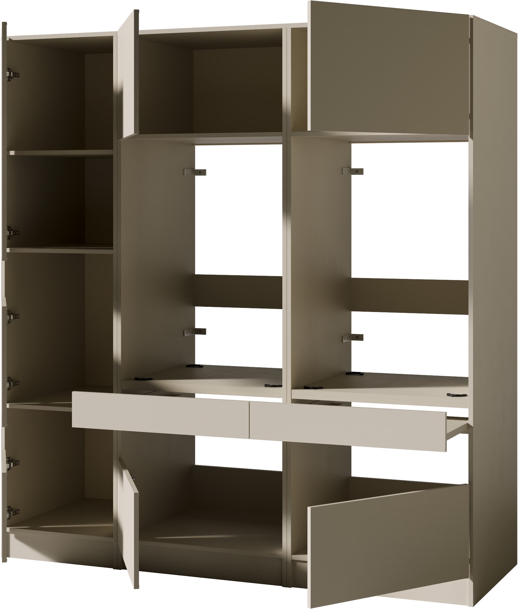 BASIC by Balculina Mehrzweckschrank-Set »Washhome B/T/H 186x68x200 cm« 3 Stk. tlg.