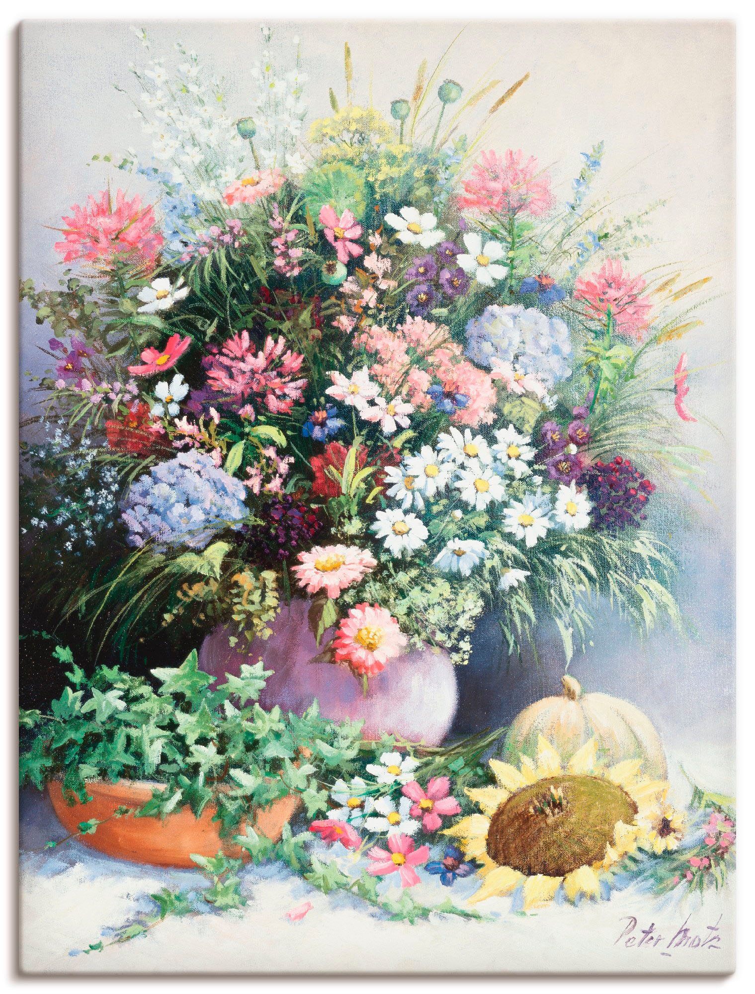 Artland Wandbild »Jahreszeiten Wärme«, Arrangements, (1 St.), in vielen Größen & Produktarten -Leinwandbild, Poster, Wandaufkleber / Wandtattoo auch für Badezimmer geeignet