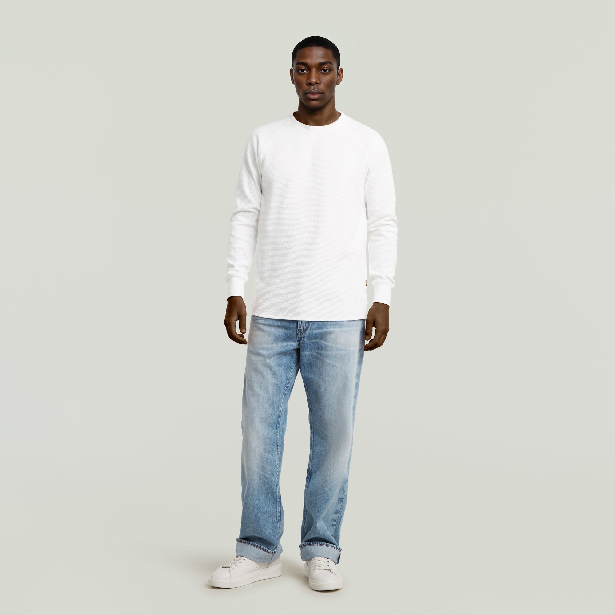 G-STAR Sweater »Jirgi«, mit Label-Detail auf der Brust
