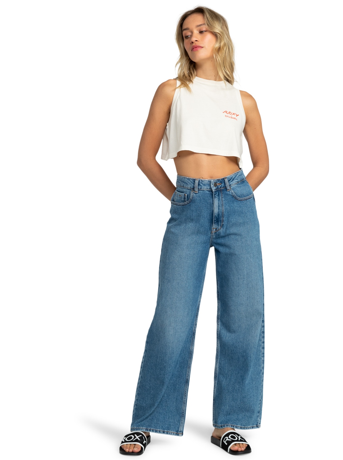 Roxy Tanktop »Roxy x Grl Swirl Cropped«