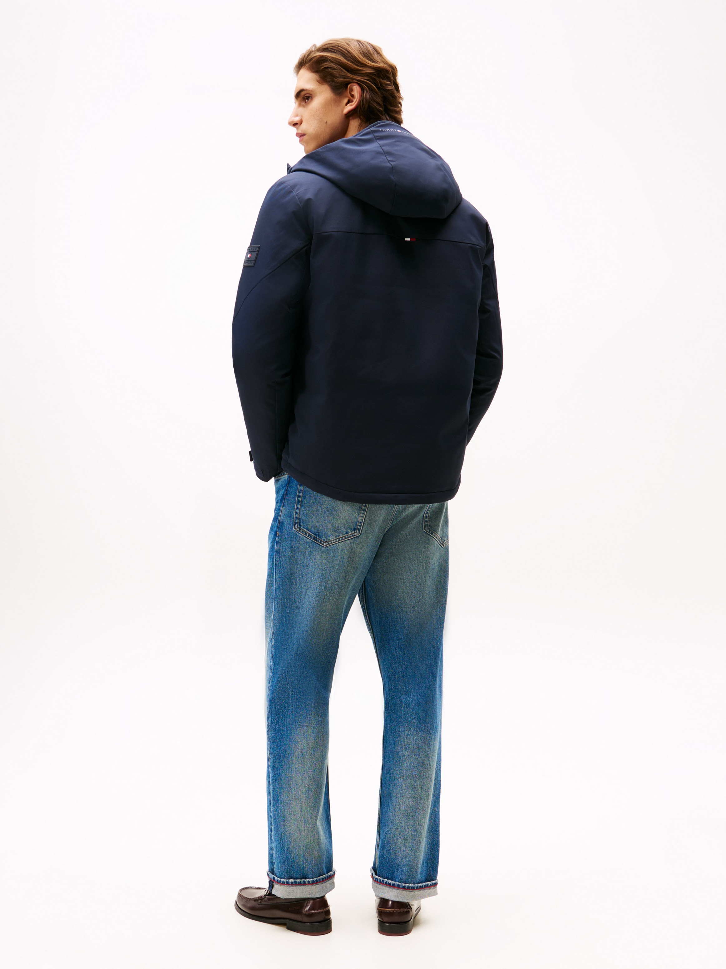 Tommy Hilfiger Funktionsjacke »TECH HOODED SHORT PADDED JACKET«, mit Kapuze, Winterjacke, Outdoorjacke