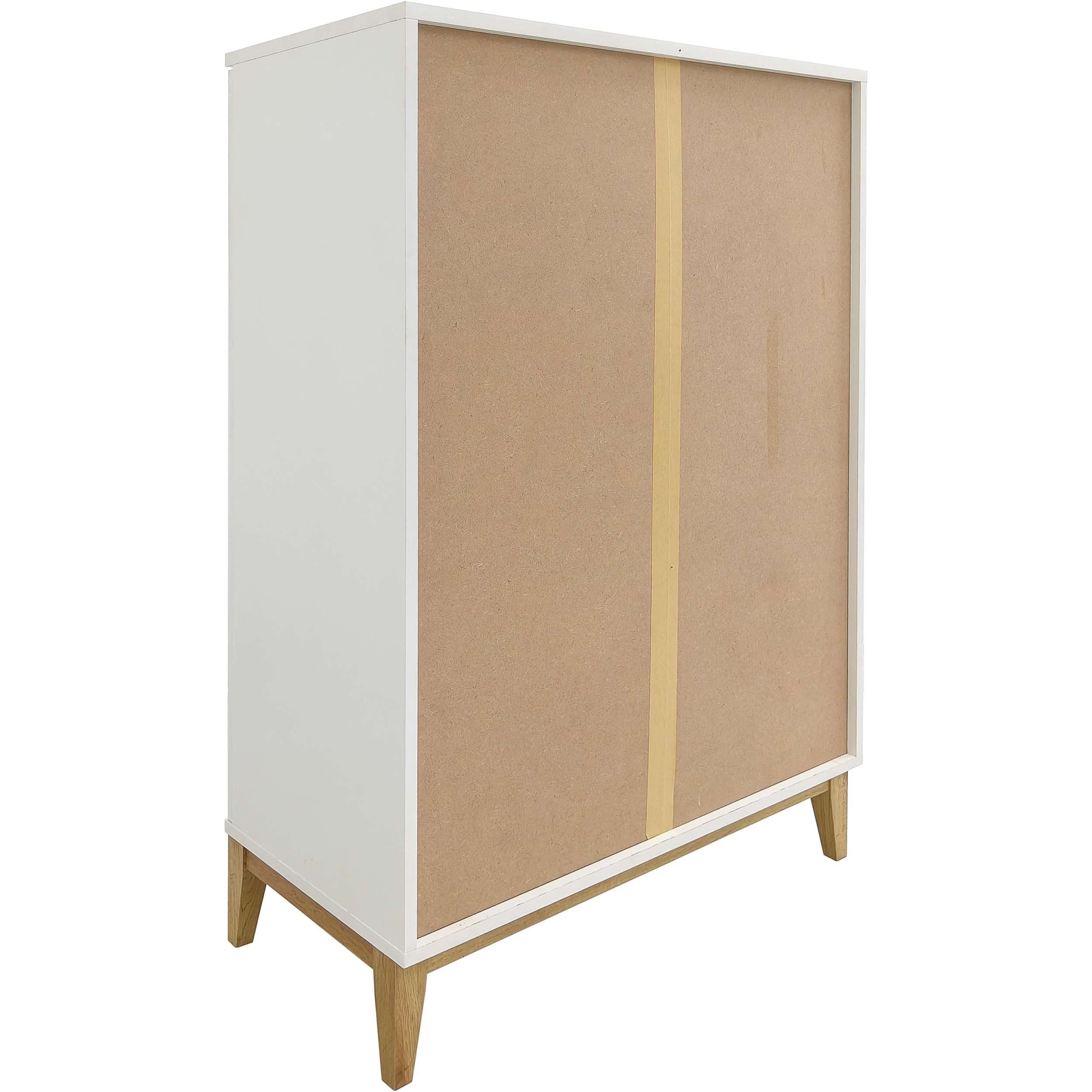 andas Highboard »Maryd« Kommode, Midischrank, m. Glas- u. Holztüren, Einlegeböden, Breite 80cm