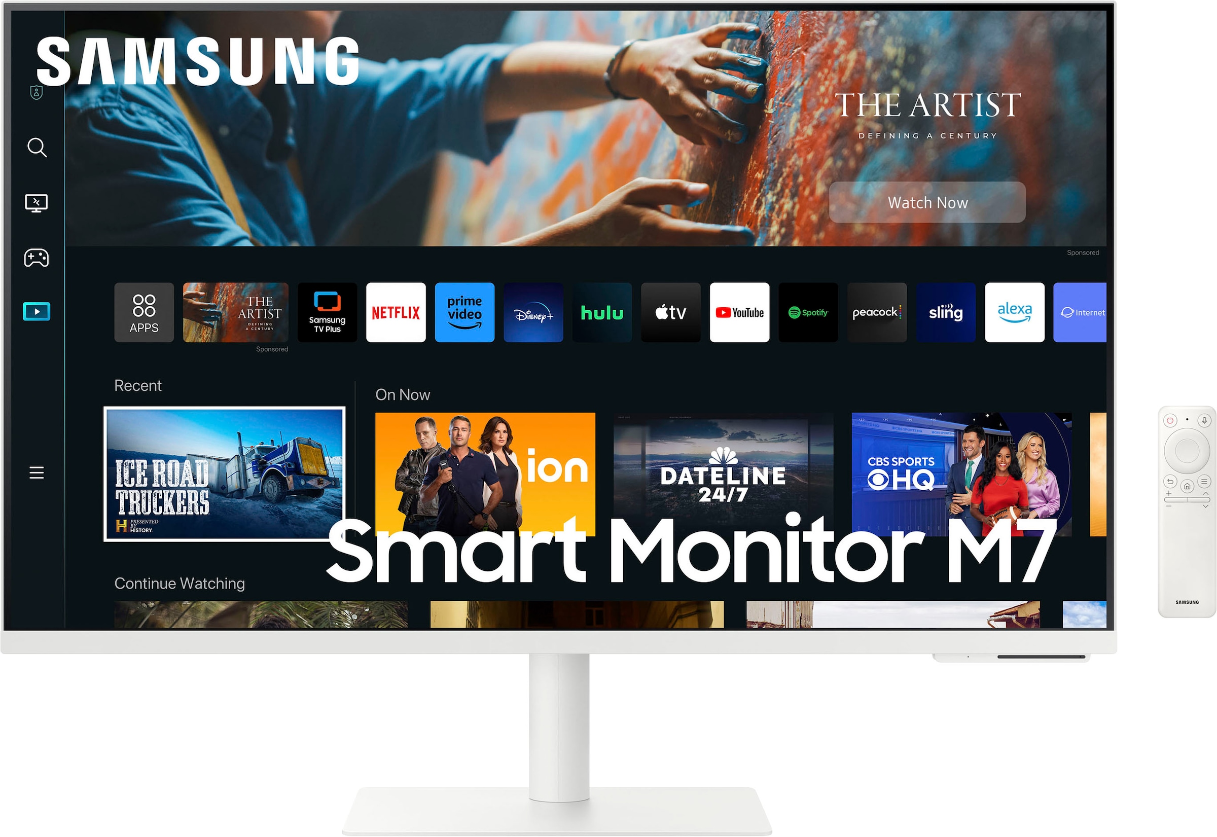 Samsung Smart Monitor »S32CM703UU«, 80 cm/32 Zoll, 3840 x 2160 px, 4K Ultra HD, 4 ms Reaktionszeit, 60 Hz
