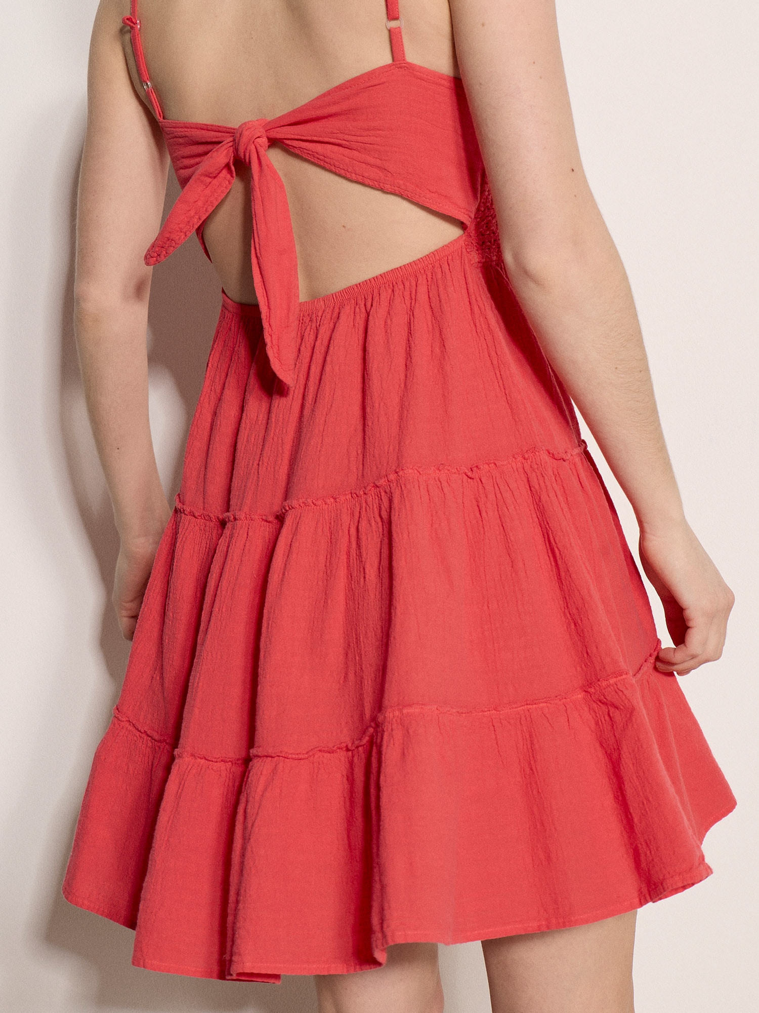 Apricot Minikleid »Stufen-Mini-Kleid« mit Häkelspitze