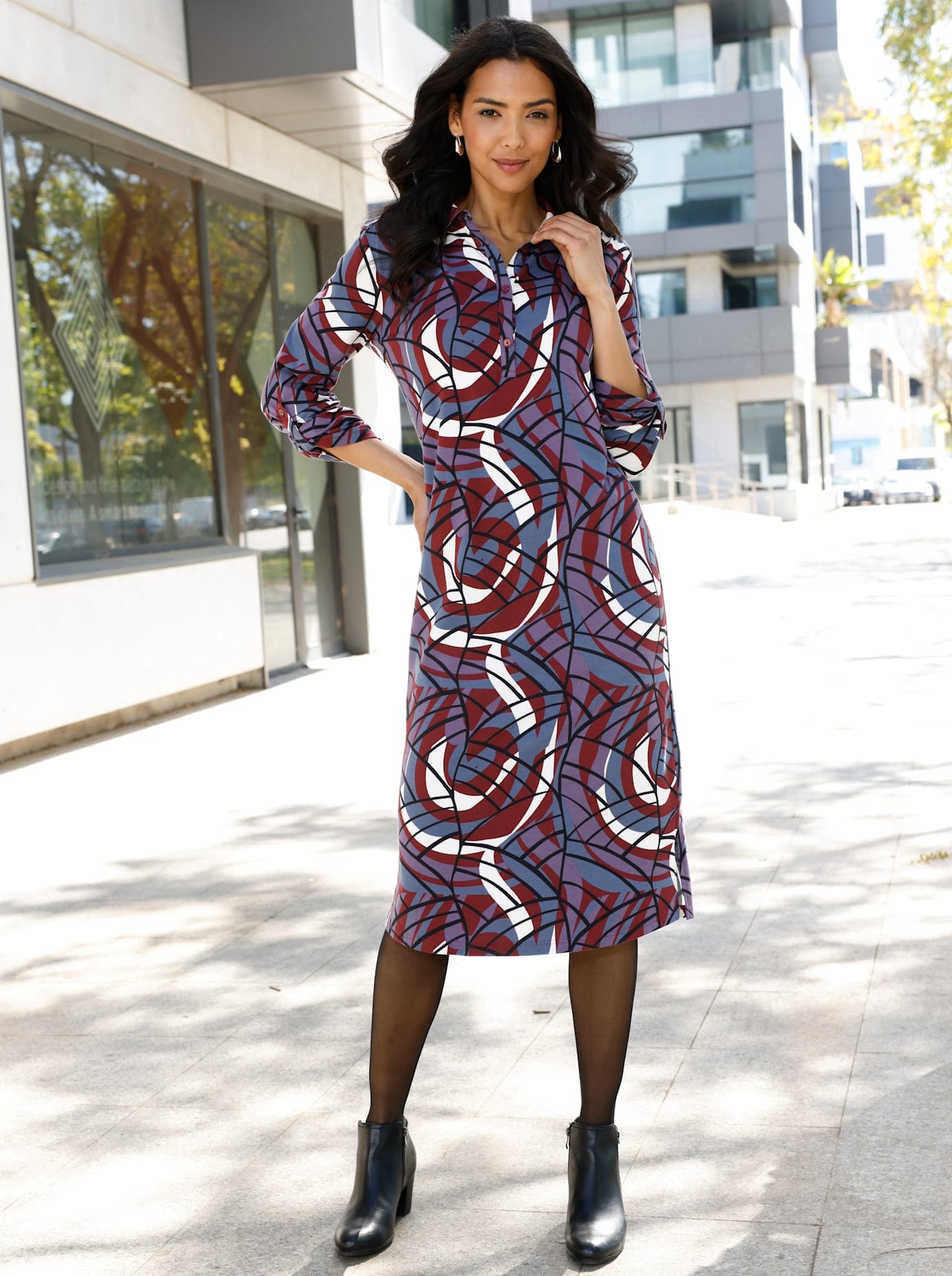 Classic Basics Druckkleid »Kleid«