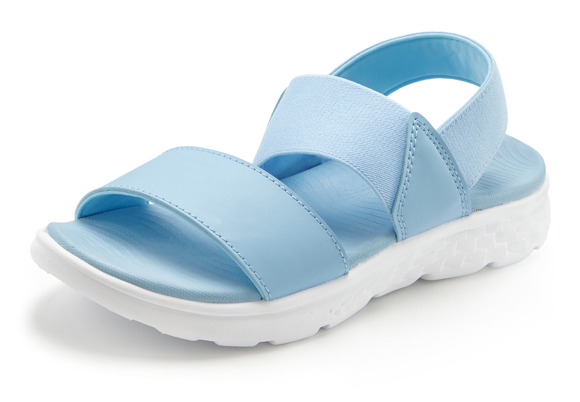 Vivance Sandale »Sommerschuh«, Sandalette, Sommerschuh mit leichter Sohle & elastischen Riemen VEGAN