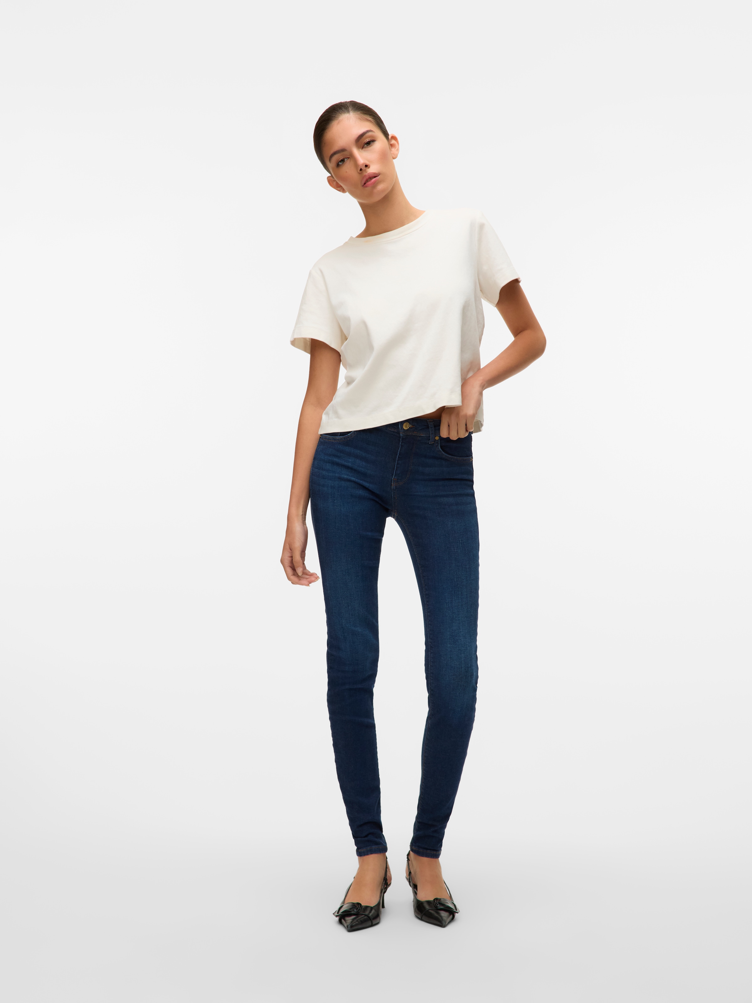 Vero Moda Skinny-fit-Jeans »VMLUX MR SLIM JEANS«