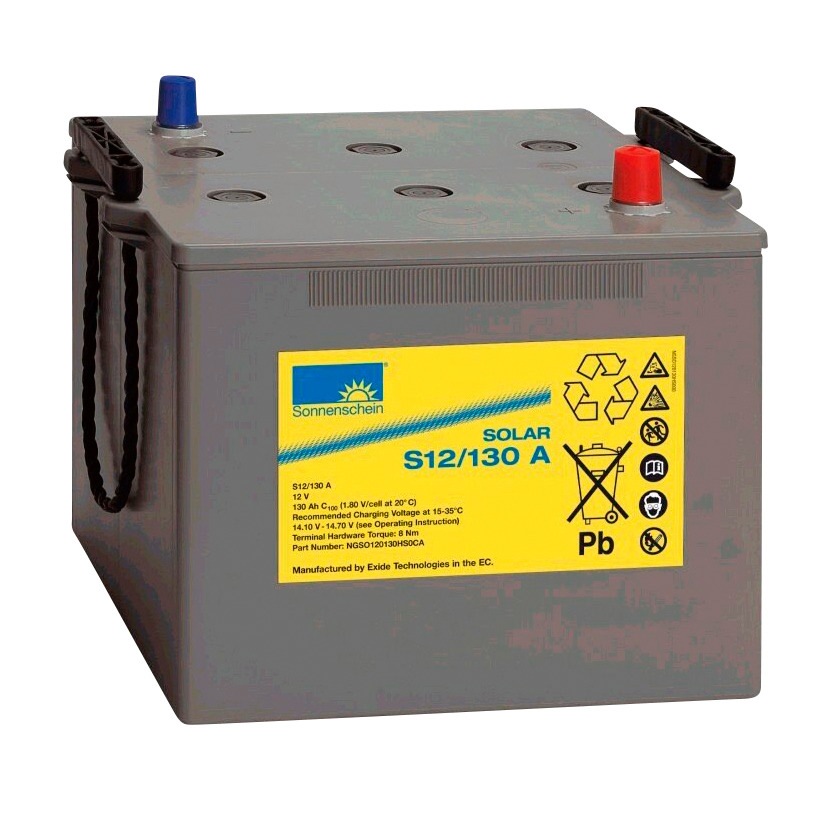 Sunset Solarakkus »Solar-Gel-Batterie 90 Ah«, 12 V, Zum Anschluss von Solarmodulen und Stromsets