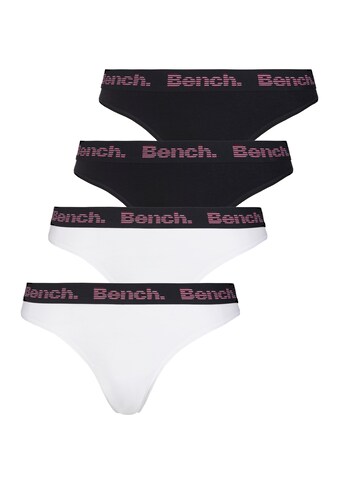 Bench. String, (Packung, 4 St., 4er-Pack), mit weichem Logo-Webbündchen kaufen